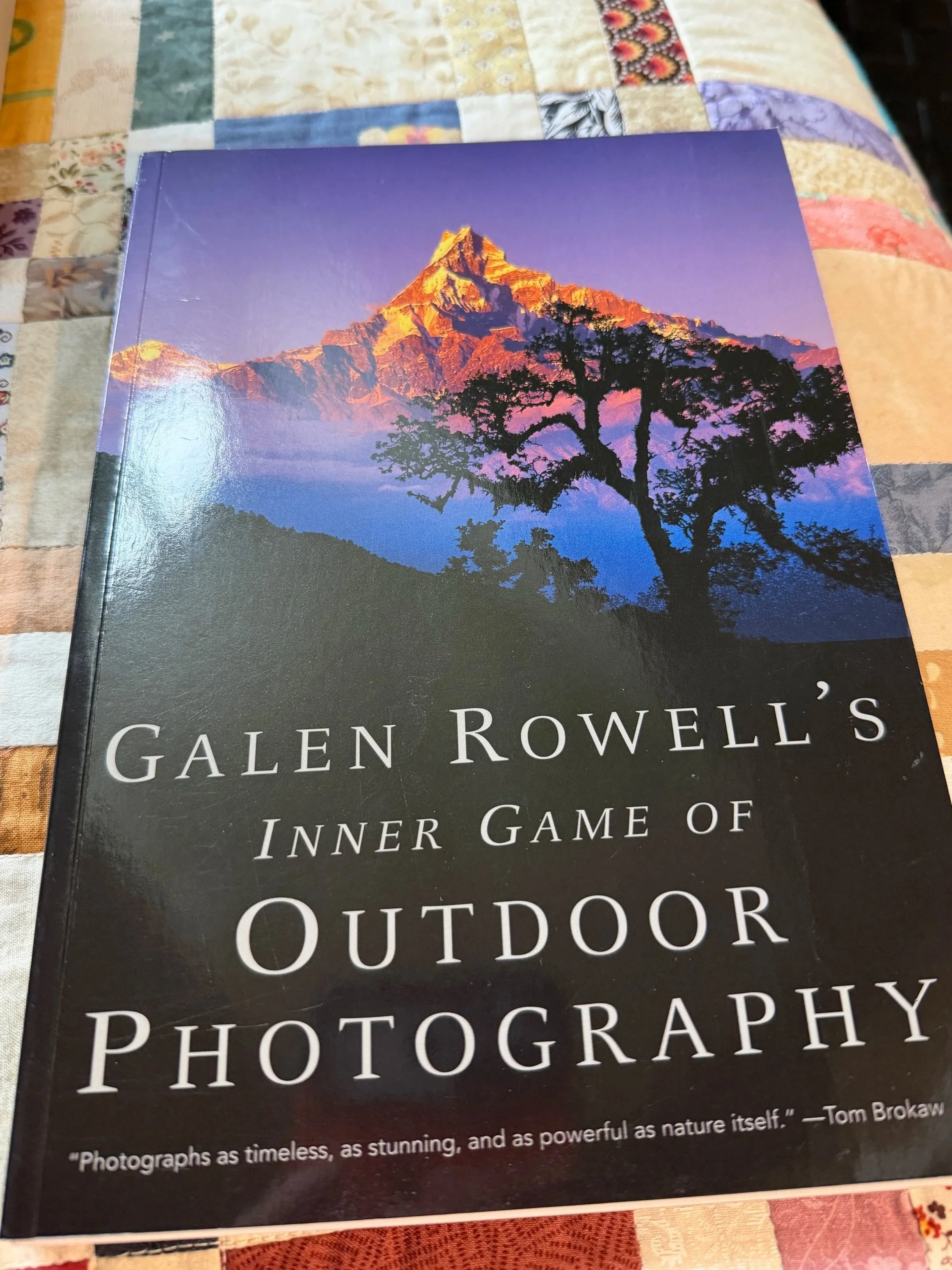 A book titled Inner Game of Outdoor Photography - Galen Rowell