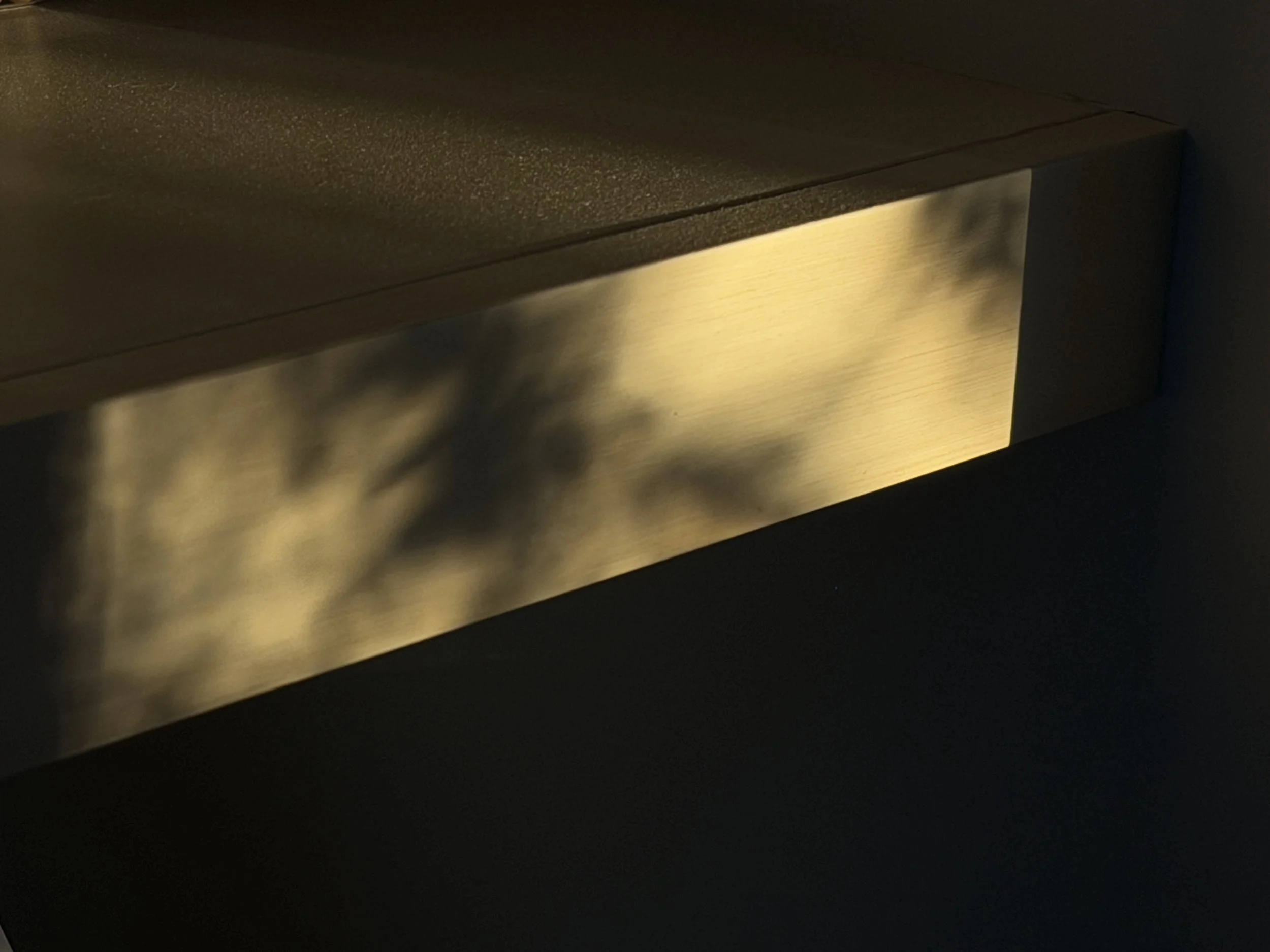 shadows formed from morning light