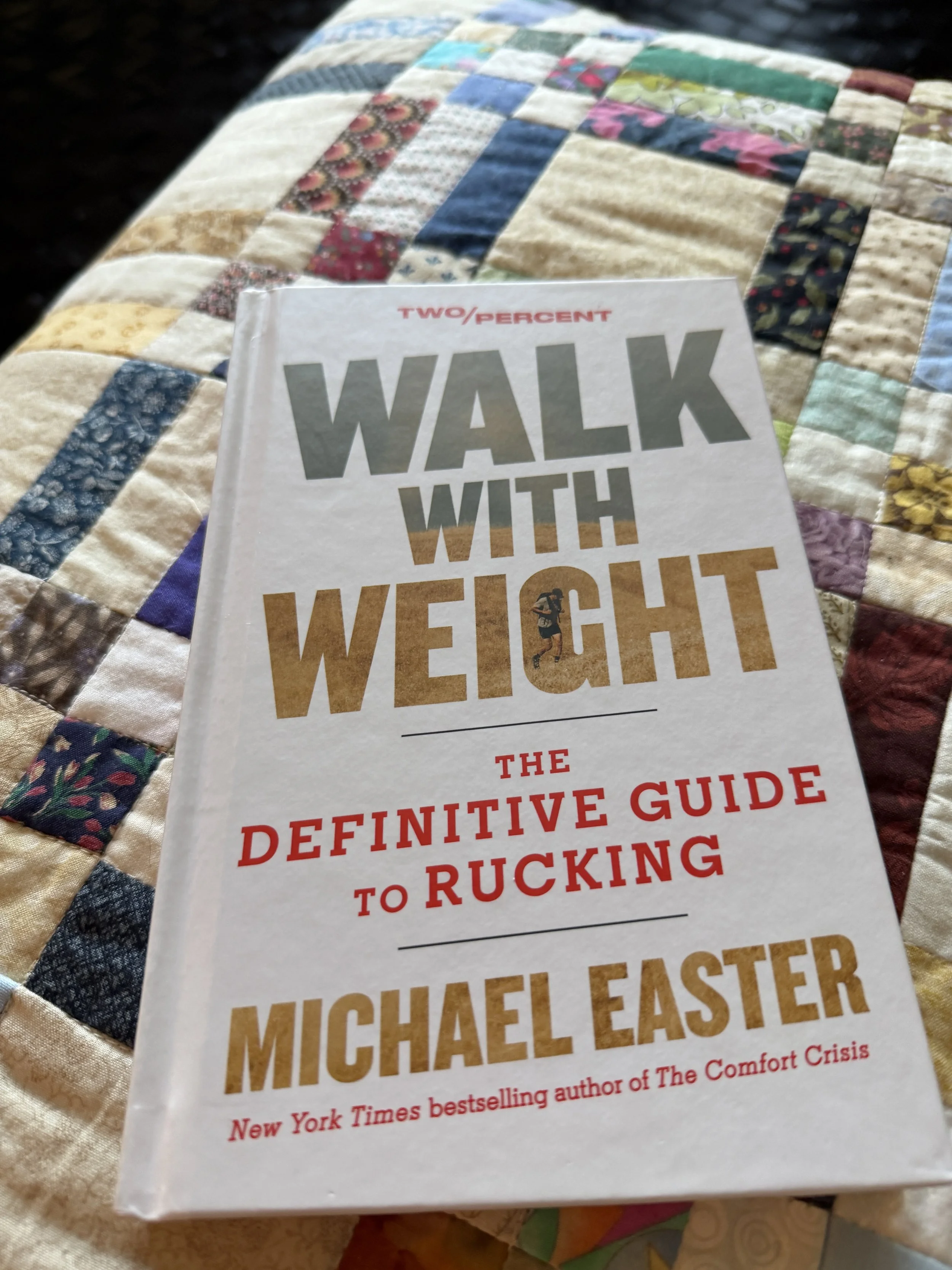 Book cover titled Walk with Weight - Michael Easter