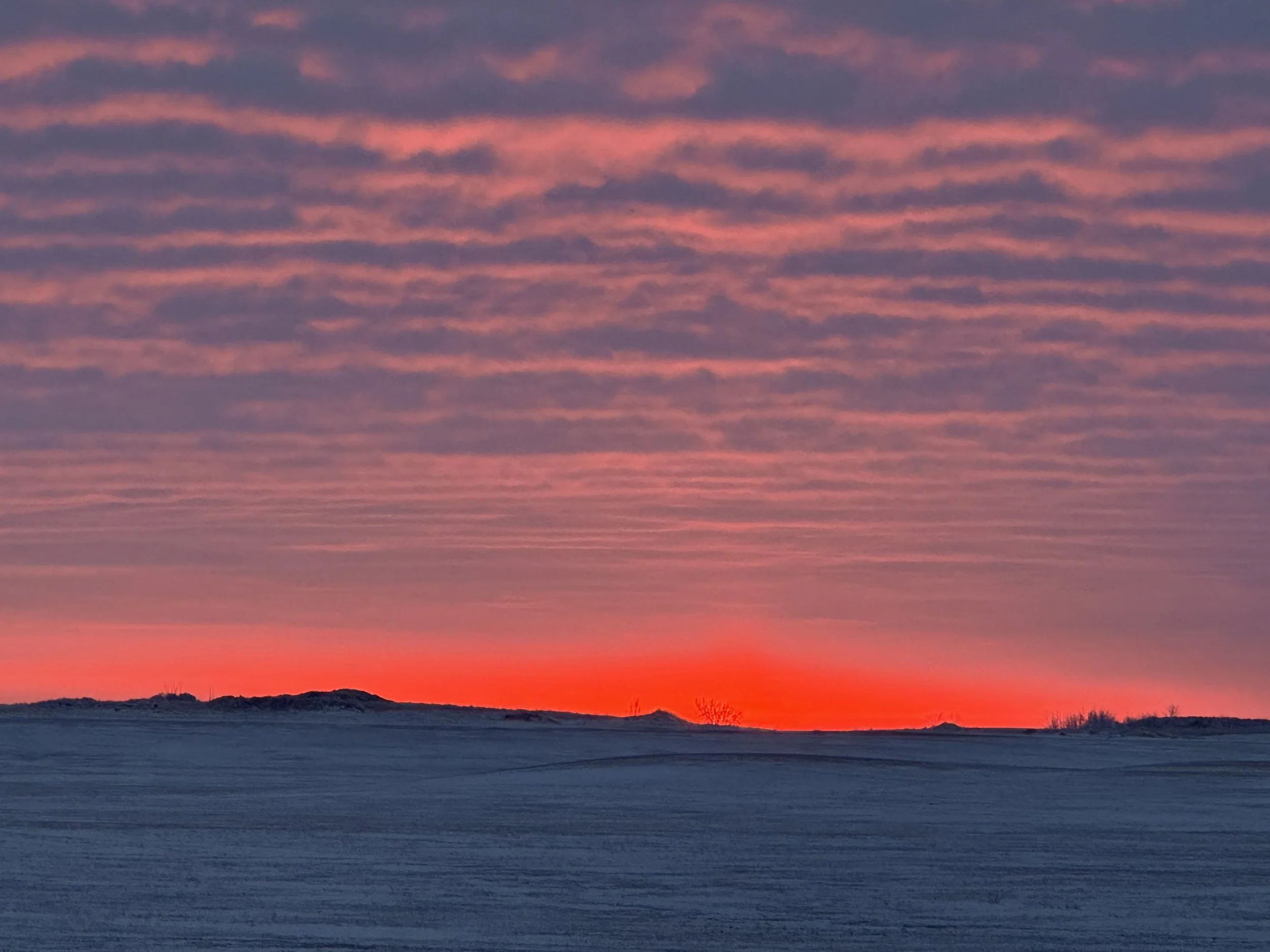 prairie sunrise
