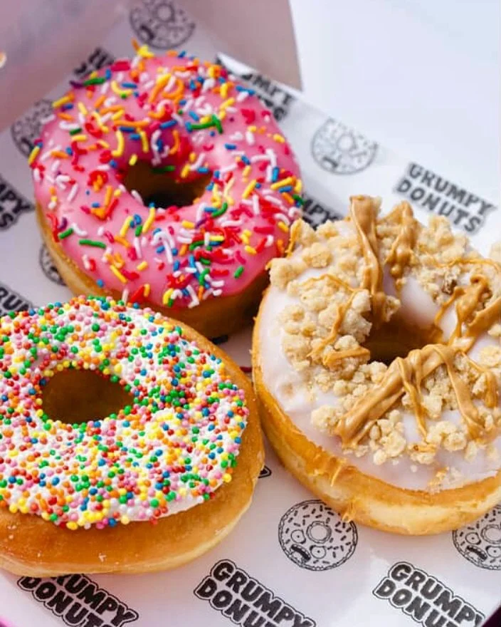 📣 PSA: We&rsquo;re now stocking these bad boys on Fridays and Saturdays! #bequick @grumpydonutsofficial