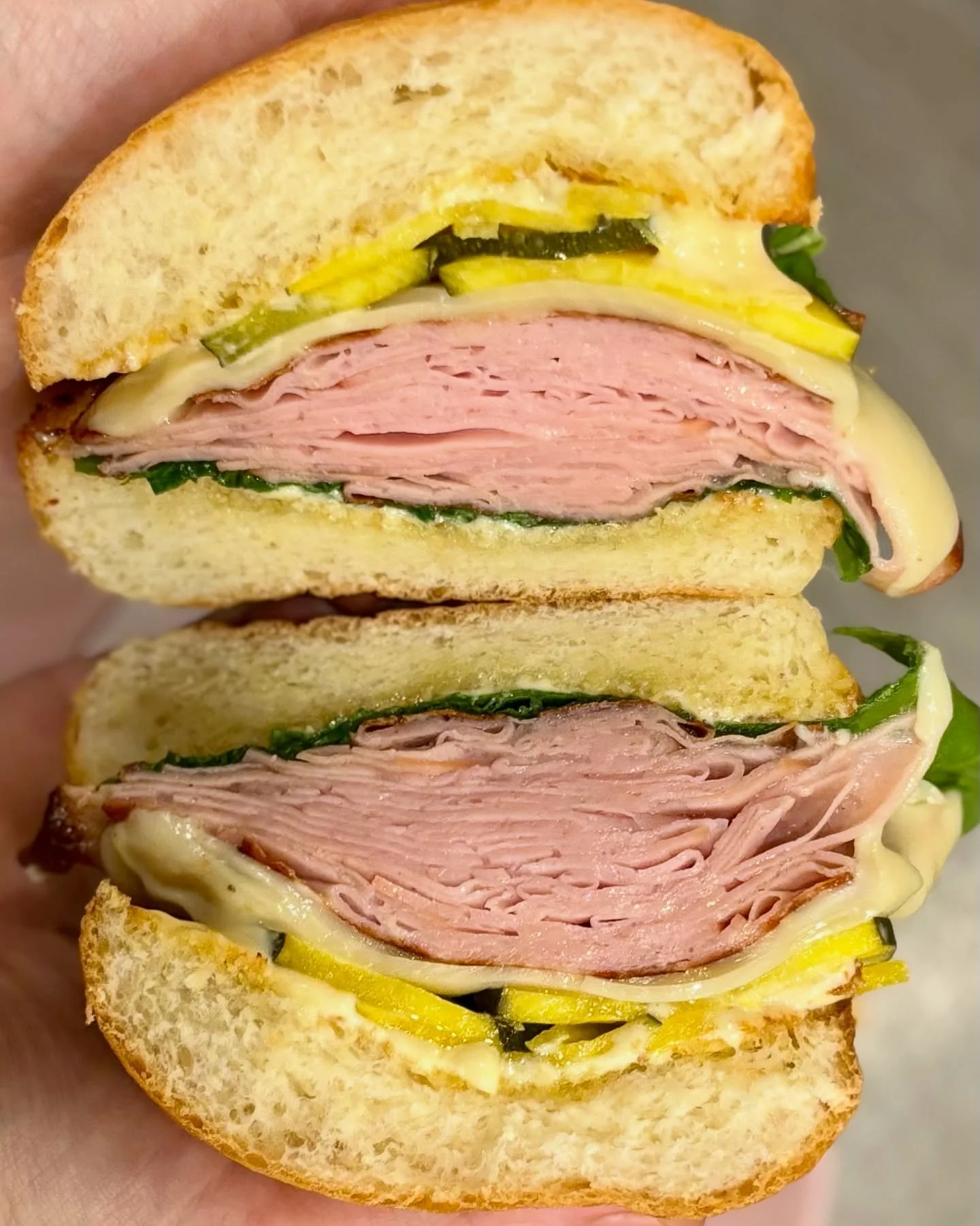 Back this weekend = the Bourdain! Fried mortadella, Swiss cheese, mustard mayo and zickles on a milk bun. #untilsoldout #anthonybourdain #mortadella #sandwichesofinstagram #sydneyfoodies #dulwichhill #goldiesdulwichhill #sydneyeats