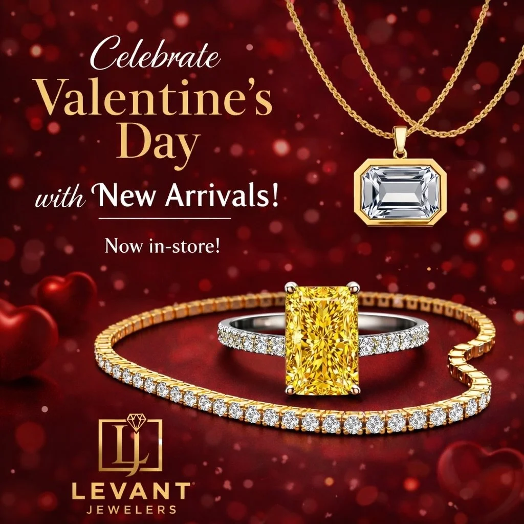 Valentine&rsquo;s Day is just 6 days away&hellip; and the perfect gift is waiting for you at Levant Jewelers 🌹

Our newest arrivals have officially landed &mdash; featuring breathtaking diamonds, timeless designs, and pieces made to leave a lasting 