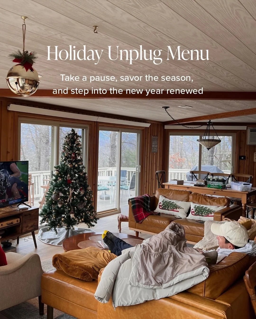 We present your Holiday Unplug Menu 🎄✨

Sometimes the best way to celebrate the season is to slow down, savor the moments, and unplug from the usual chaos. ❄️🔥

Here&rsquo;s ours:
☕ Appetizer: Calm winter morning
🌲 Starter: Ski adventures at Bryce