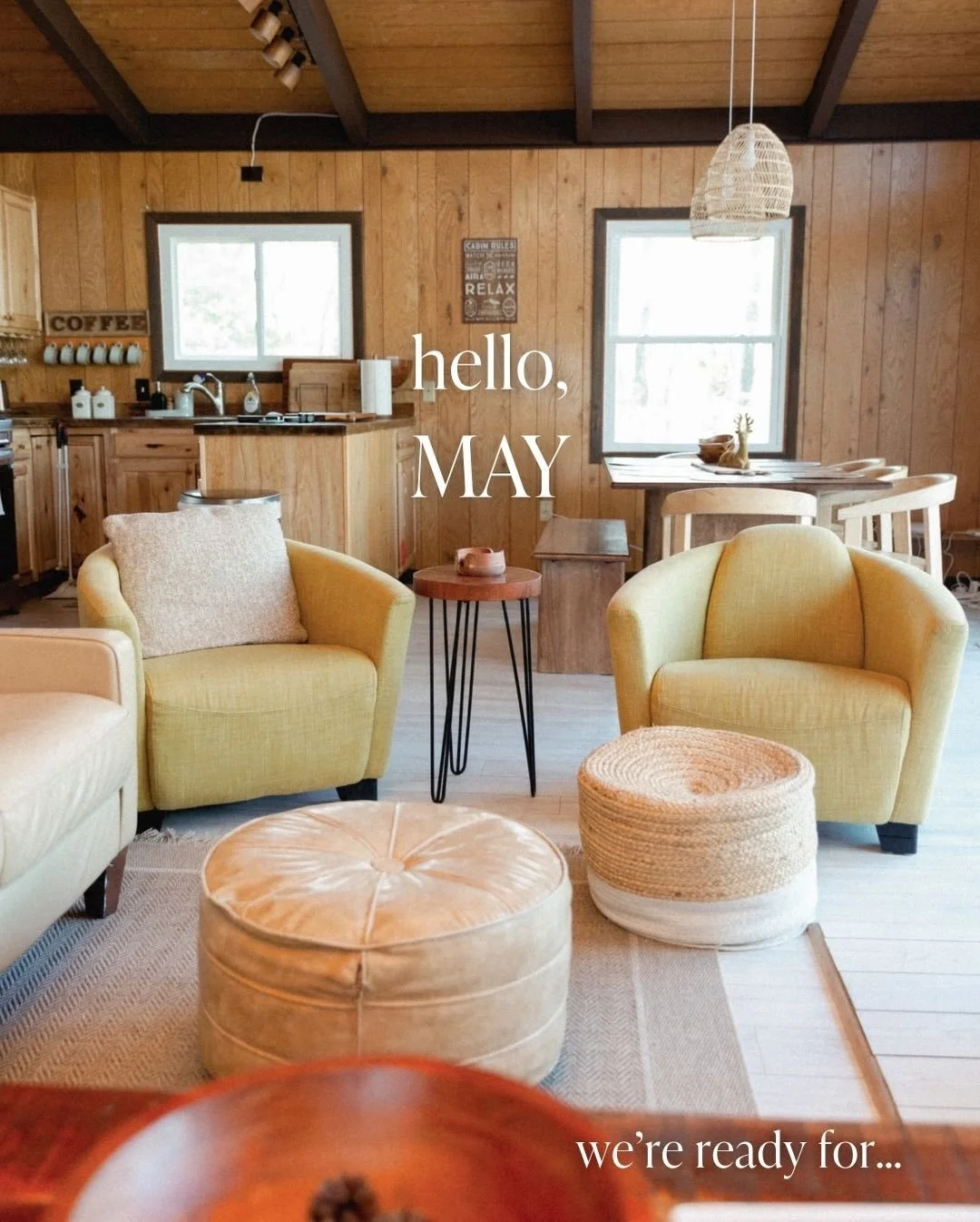 Hello, May 🌸

We&rsquo;re ready for fresh air, blooming views, and &ldquo;just one more night&rdquo; in the mountains.

Let&rsquo;s make this a slow one📍 Simply Cozy Getaways

#simplycozygetaways #shenandoahvalley #cabinlife #relaxandrecharge #spri