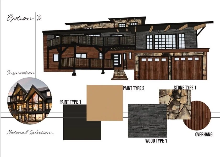 EXTERIOR RESIDNETIAL DESIGN | OPTION 3