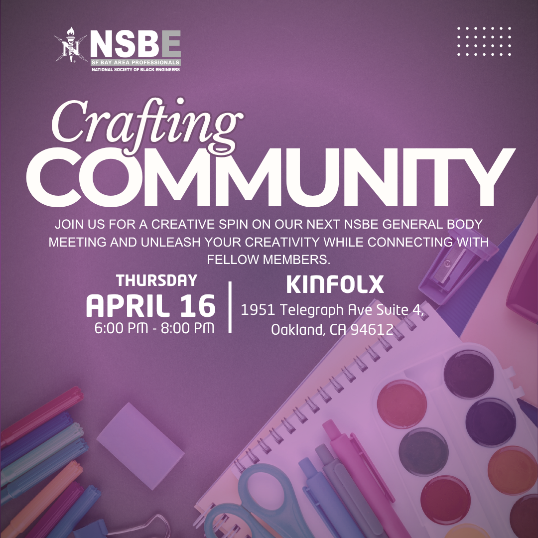 Crafting Community April GBM Flyer