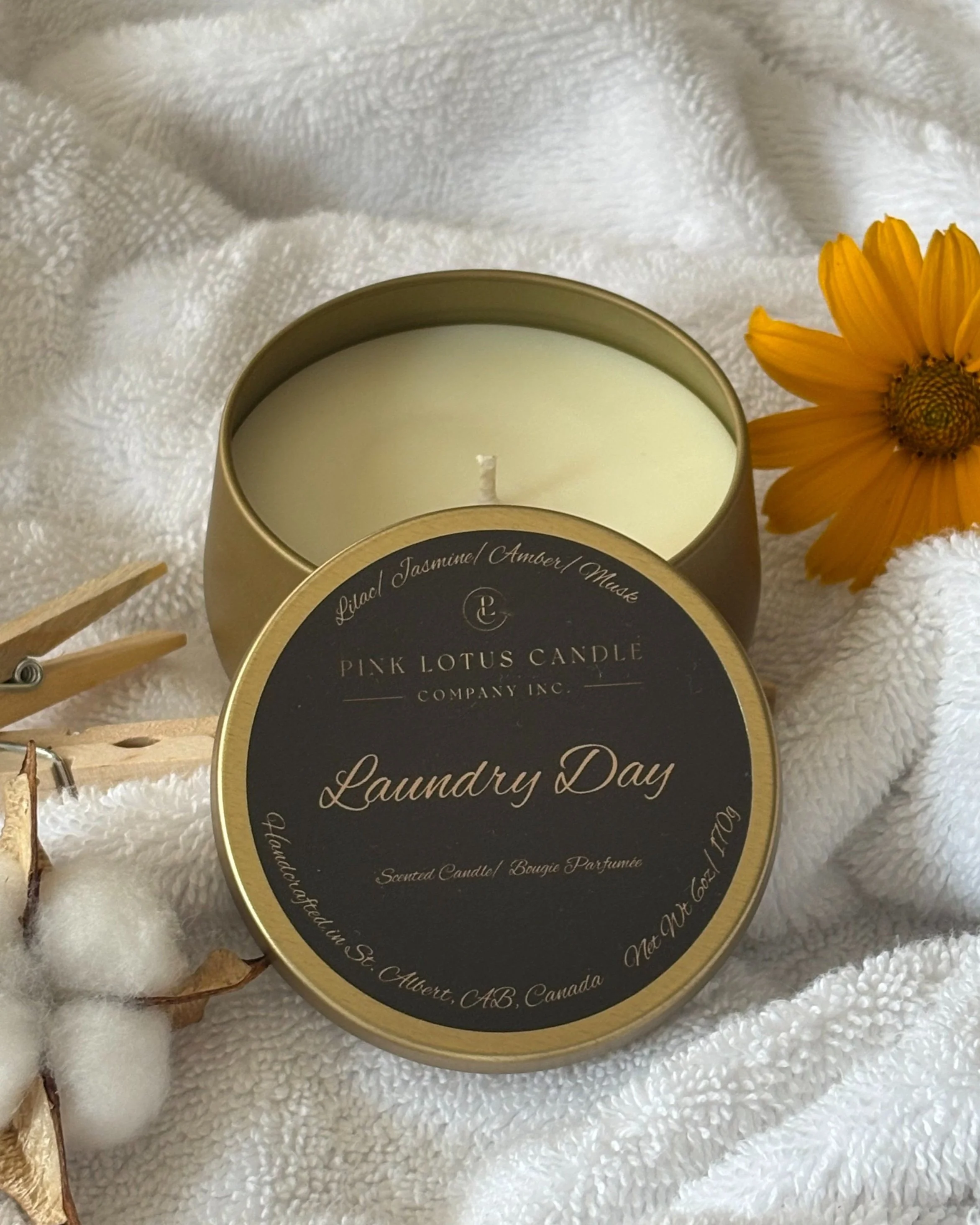 Laundry Day Scented Candle - Classic Tin