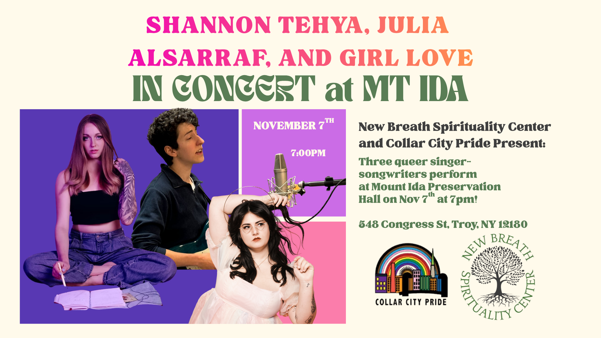 Queer Singers-Songwriters Showcase at Mt. Ida