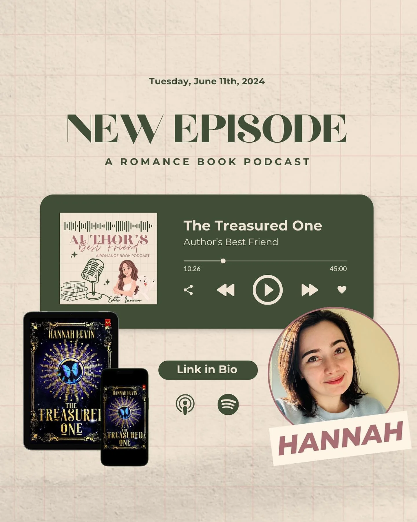 New episode!!! Enter our romantasy era with us as @authorhlevin shares what it was like to world build while writing characters✨

🏷️ #authorinterview #bookpodcast #bookreels #booksta #bookstagram #romantasy #booklover #romancerreader