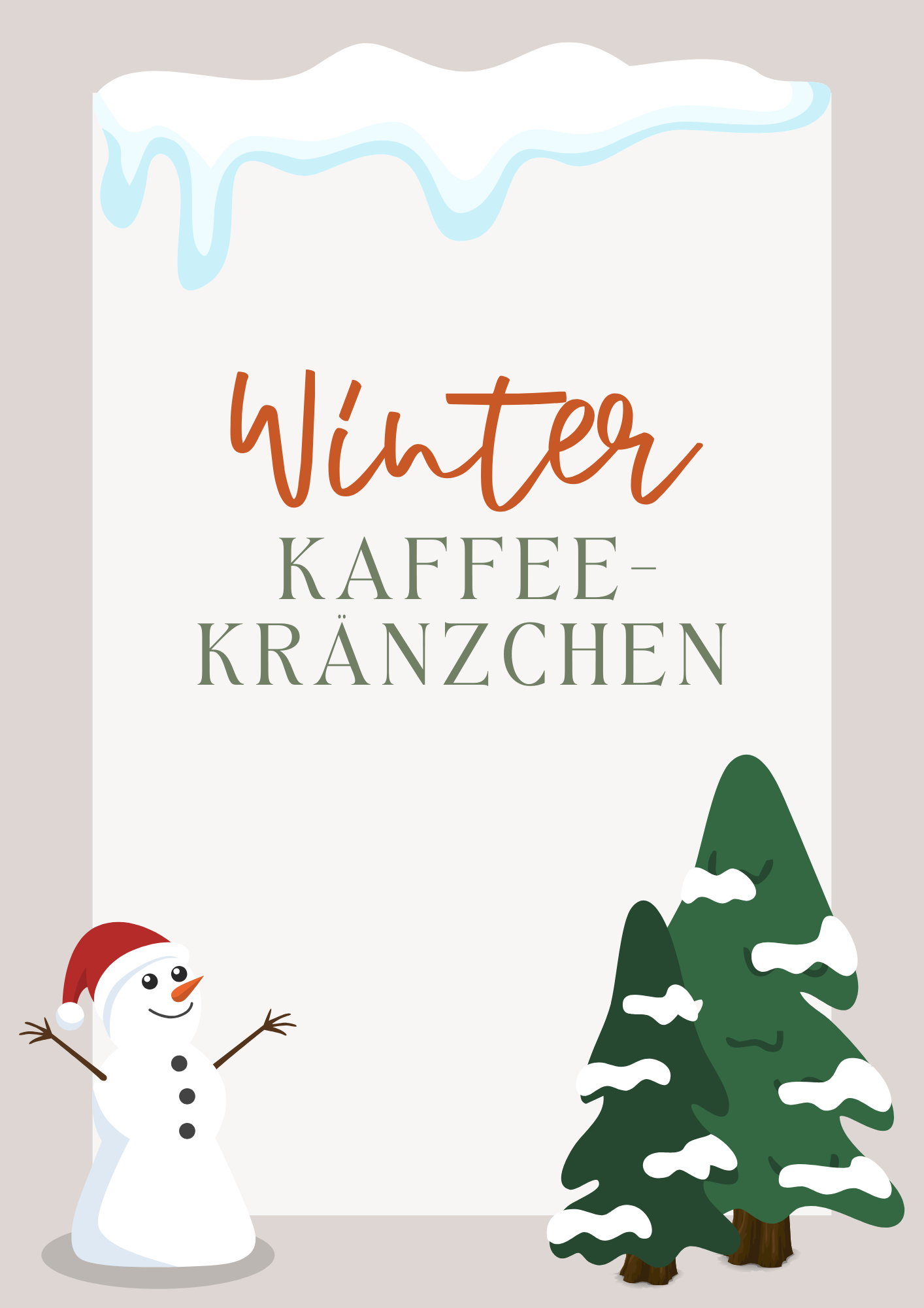 Winter Kaffeekränzchen