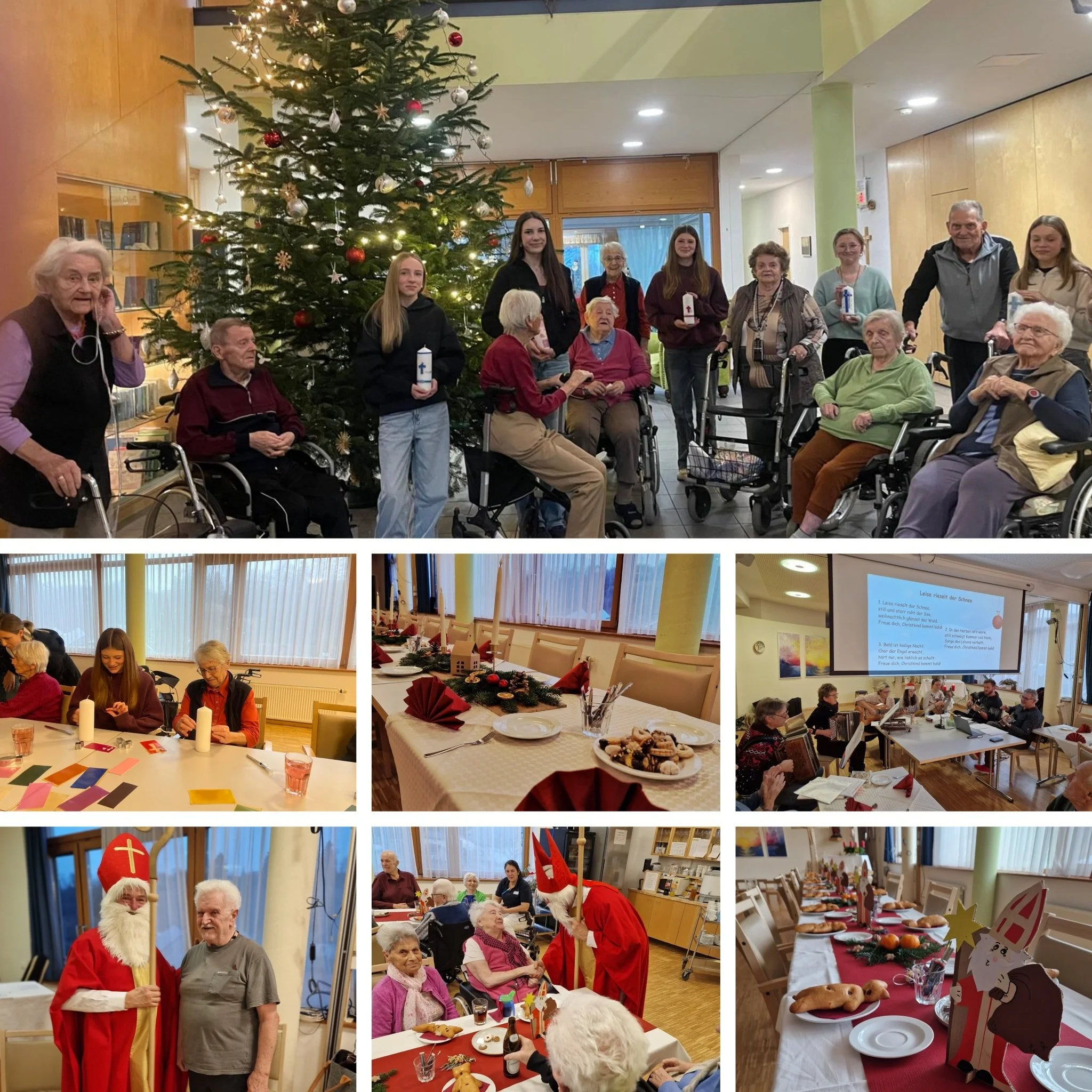 💫 R&Uuml;CKBLICK AUF UNSEREN ADVENT💫

Der Advent war bei uns eine ganz besondere Zeit. Jeden Dienstag wurde die Heilige Messe musikalisch gestaltet, ein gro&szlig;es Danke an alle S&auml;ngerinnen und S&auml;nger sowie an die Kinderch&ouml;re, die 