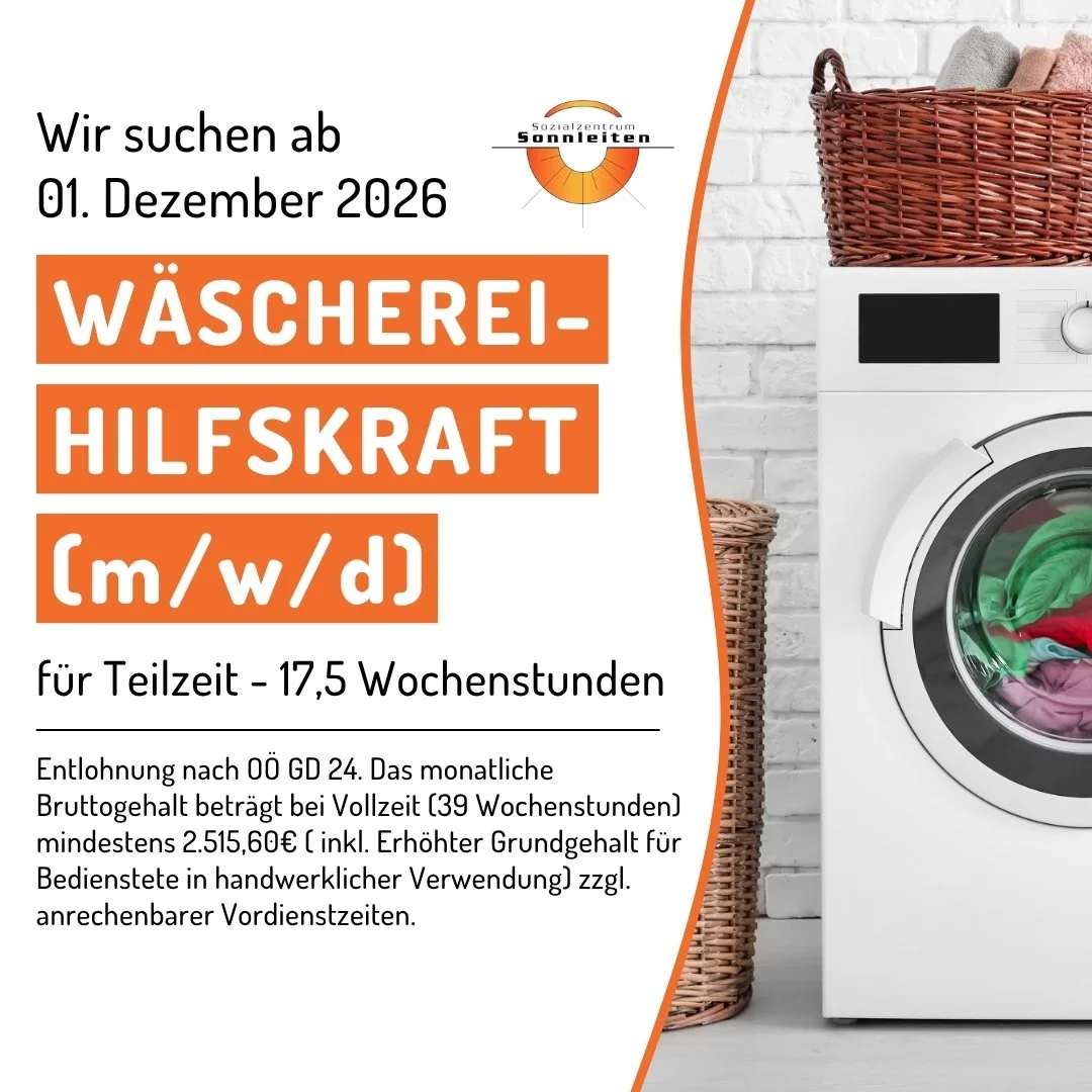 Wäschereihilfskraft gesucht