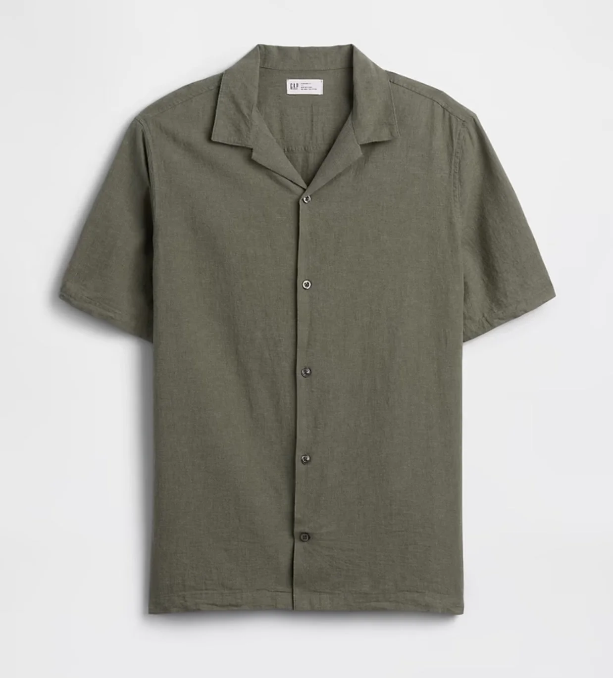Gap Factory - Linen-Blend Vacay Shirt in Standard Fit
