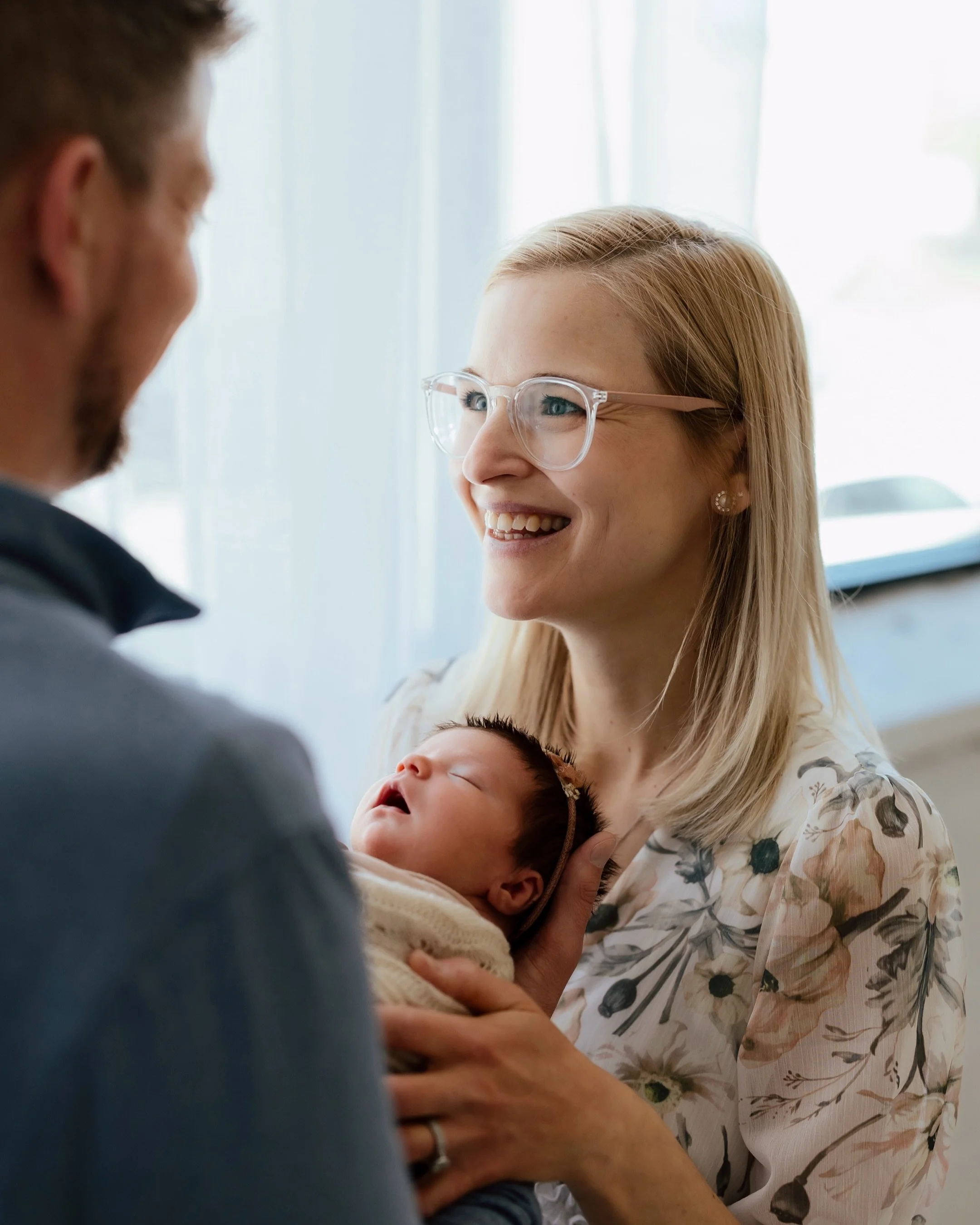 Newborn sessions include your whole family! My families are welcome to have grandma, grandpa, or anyone special to them tag along to help take care of older kiddos or just for support. If you want to highlight these loved ones in a special way then w