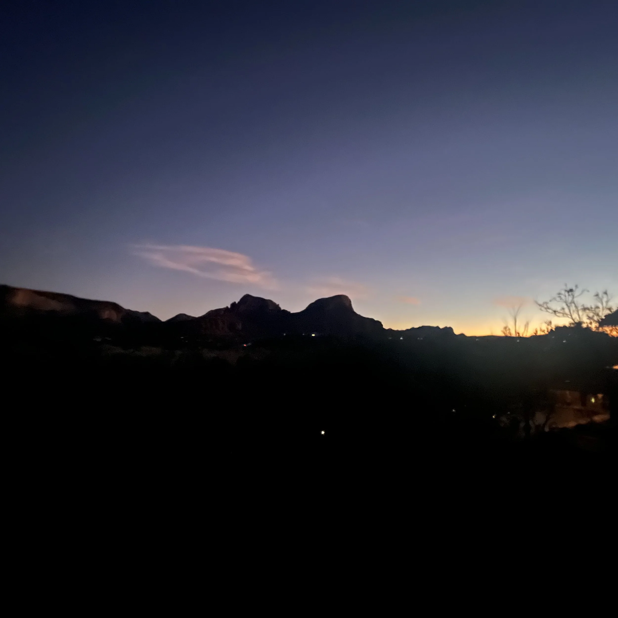 Waiting for the pin to drop.