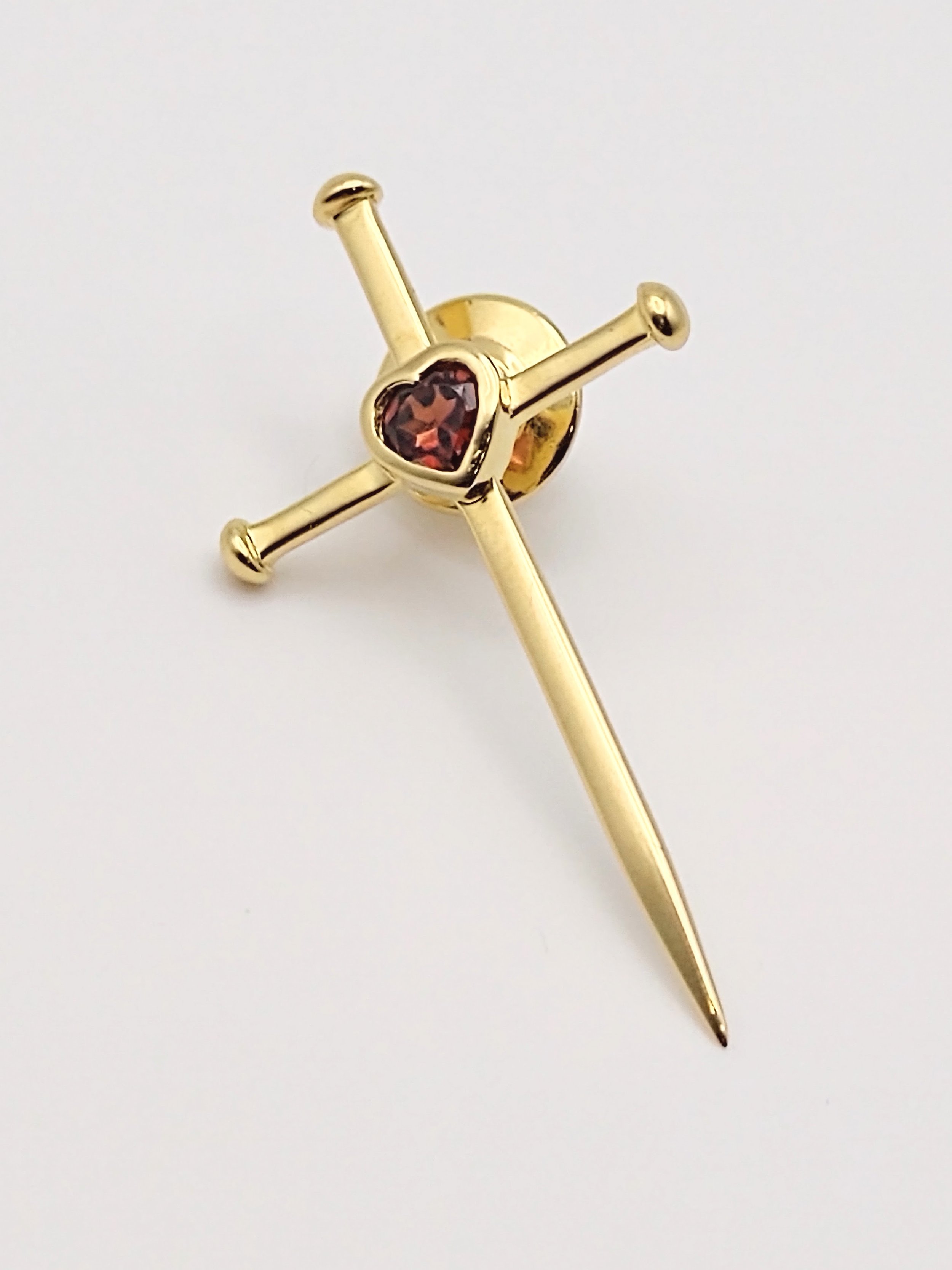 sword-gold-lapel-pin-pendant-red-heart-center-right-view..jpg