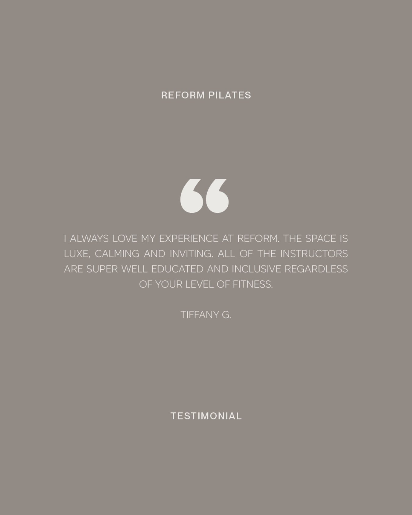 we love hearing about how much you love REFORM 🤍