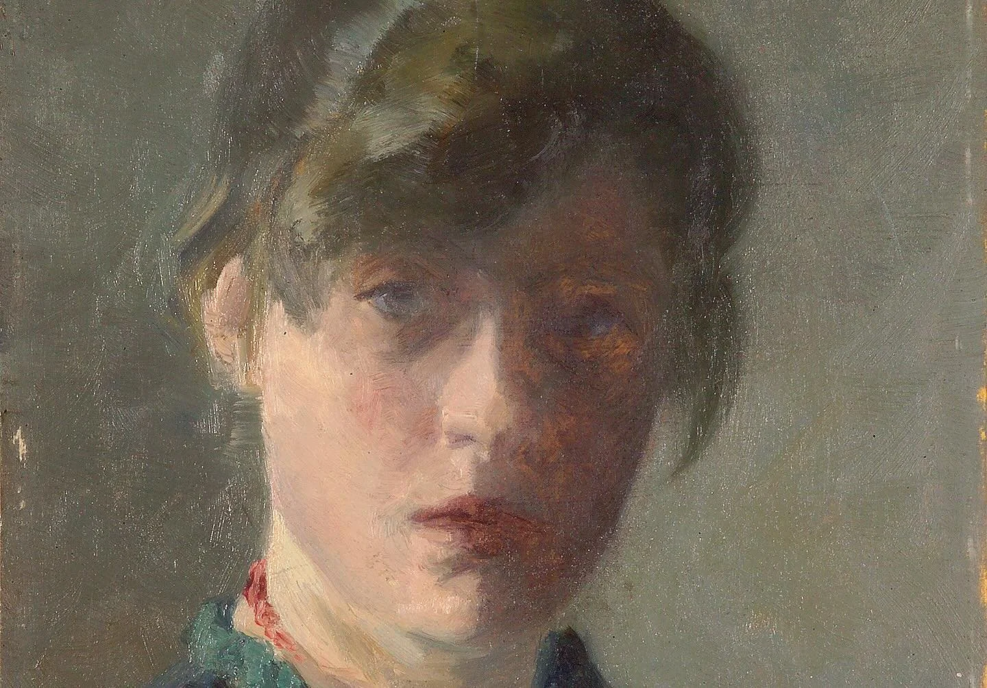 On view at Prins Eugens Waldemarsudde:

MARIE KR&Oslash;YER
9 March &mdash; 1 September.

For more info visit waldemarsudde.se or @prinseugenswaldemarsudde 📍

Marie Kr&oslash;yer, Self-Portrait (Selvportr&aelig;t), 1889. Oil on wood, 27 x 20.9 cm. 
