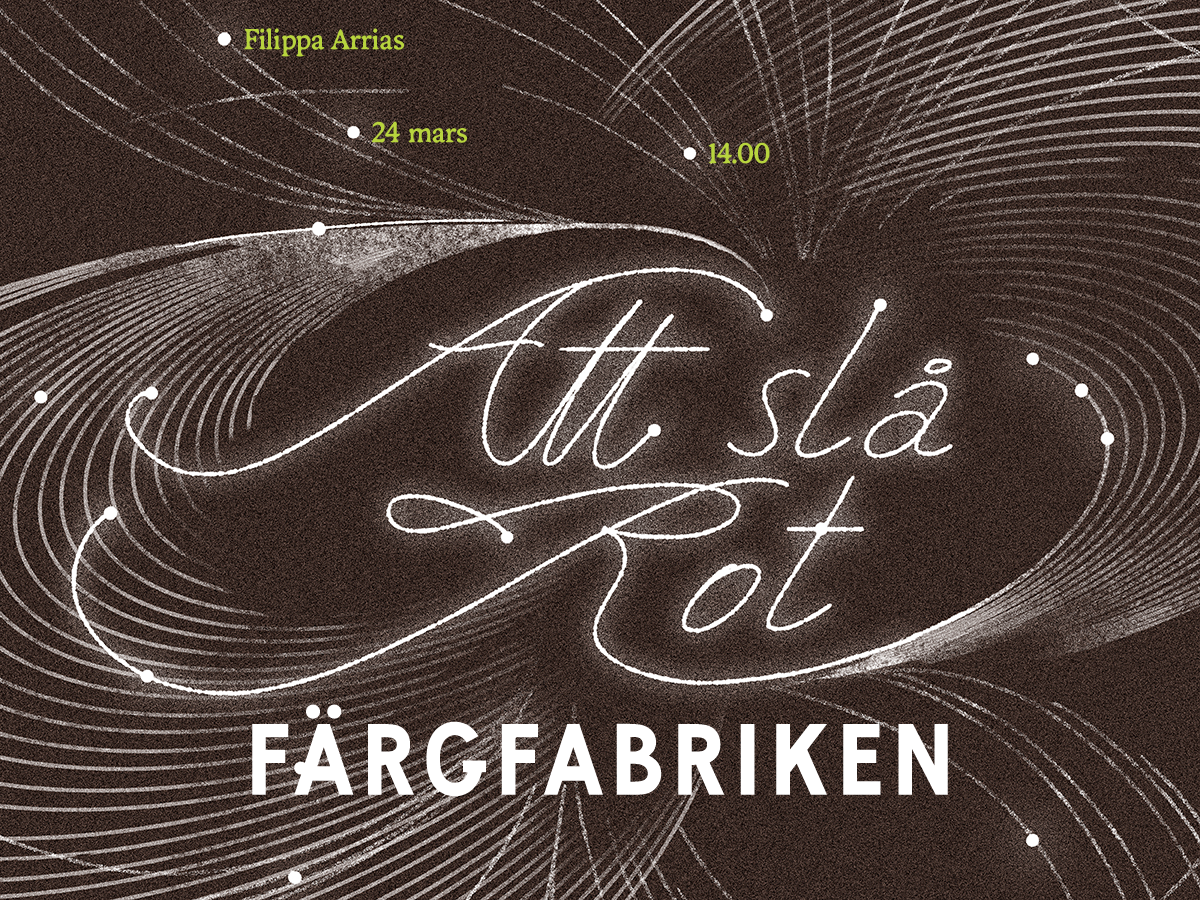 Artist Talk: Filippa Arrias at Färgfabriken