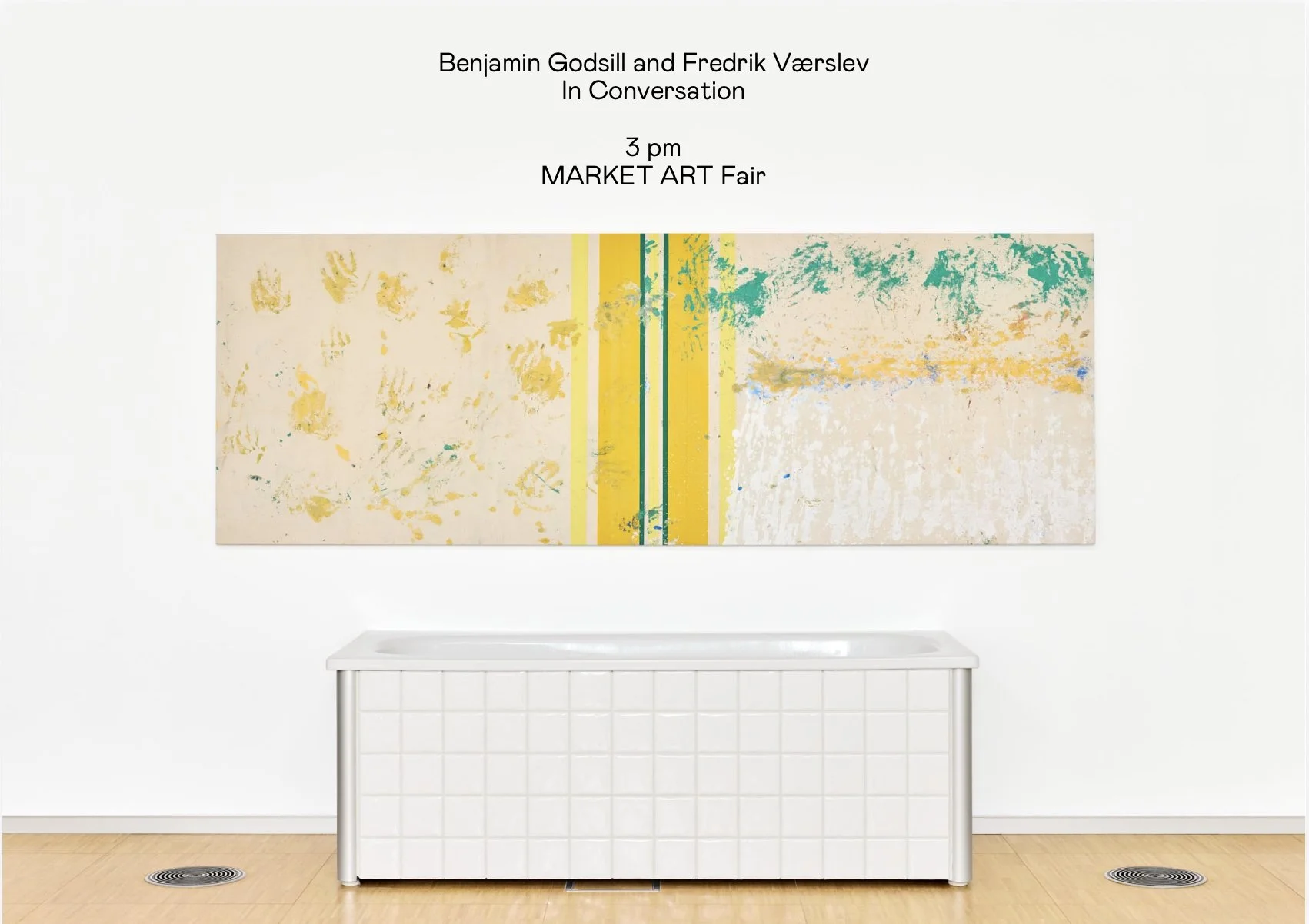 Carl Kostyál at Market Art Fair:  Curator Benjamin Godsill in conversation with Værslev 