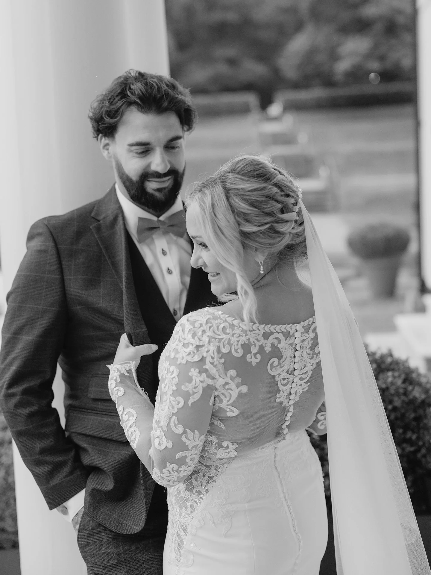 Even with Storm Amy blowing a gale, and the rain pouring, Chantelle and Stuart&rsquo;s day was full of love, laughter and pure happiness. 🖤 Congratulations to you both.

Photographer: @annacunnellphotography 
Venue: @milsomskesgravehall 
Hair: Saman