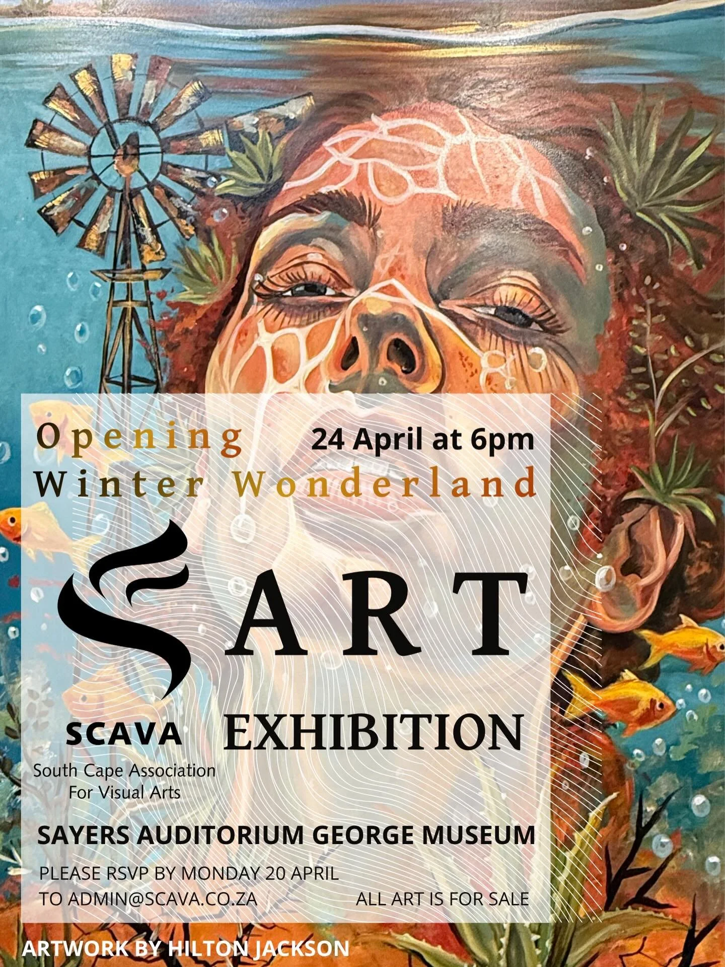 It is time *WINTER WONDERLAND*, let&rsquo;s imbrace this season and the wonder of change.

*It is our pleasure to invite you to SCAVA&rsquo;s  group exhibition opening evening.*

Friday 24 April 2026 at 6pm
Sayers Auditorium | George Museum

Come and