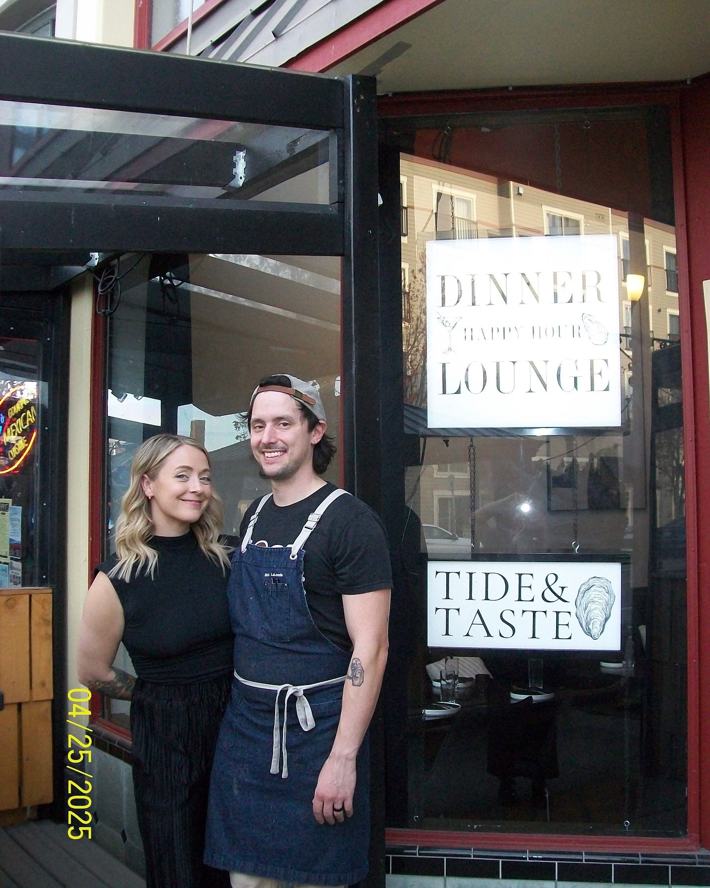 Are Friday Introductions still a thing?! We are Nick &amp; Kami, owners of @tidetaste. You&rsquo;ll find Nick holding it down back-of-house, and Kami fluttering about front-of-house. We started dating meeting up in different cities (long distance rel