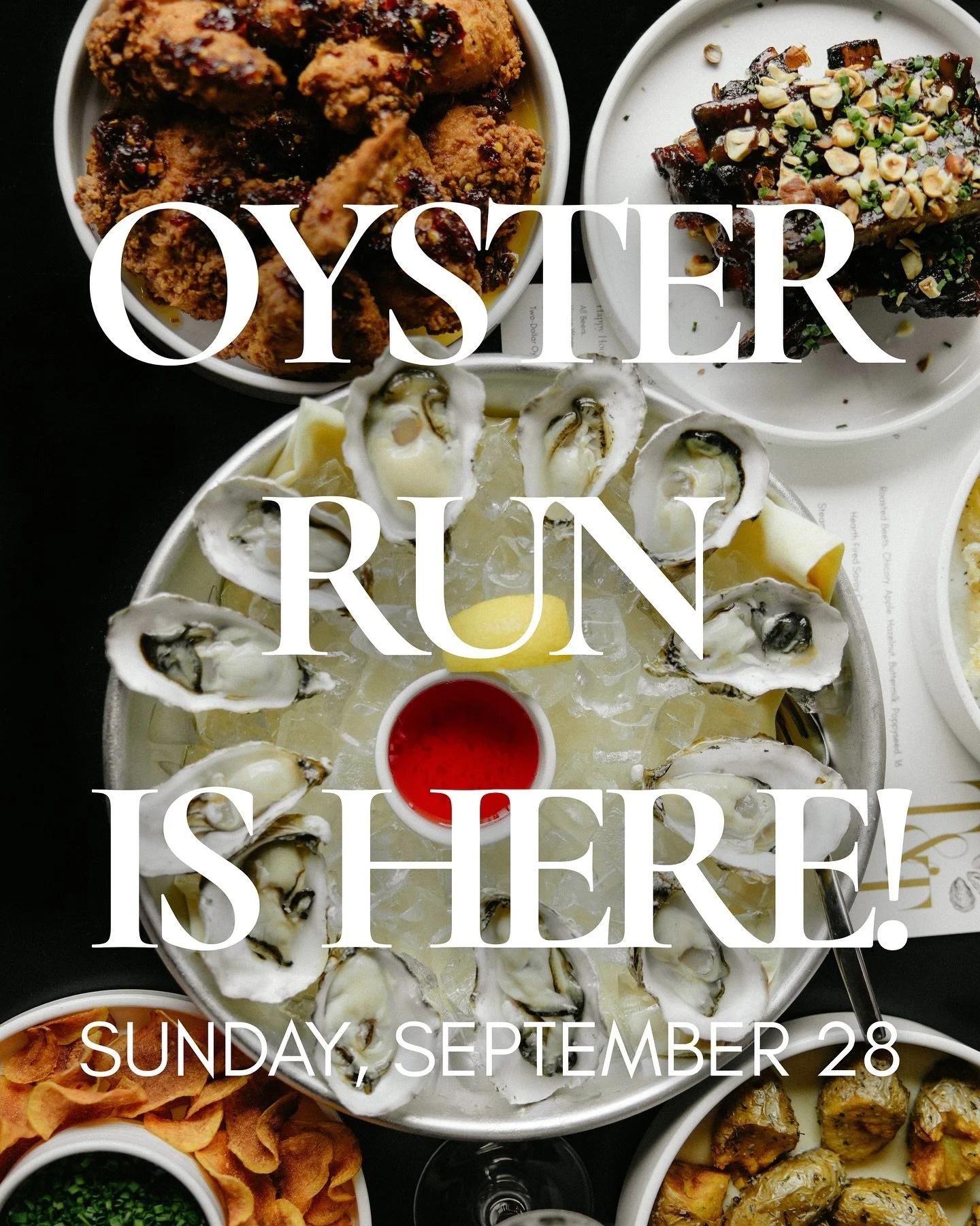 Anacortes - the 42nd annual Oyster Run is upon us!!!! And YES we will be open Sunday - with special hours (noon-5) and a special menu (swipe to see!). SEE YA THEN!