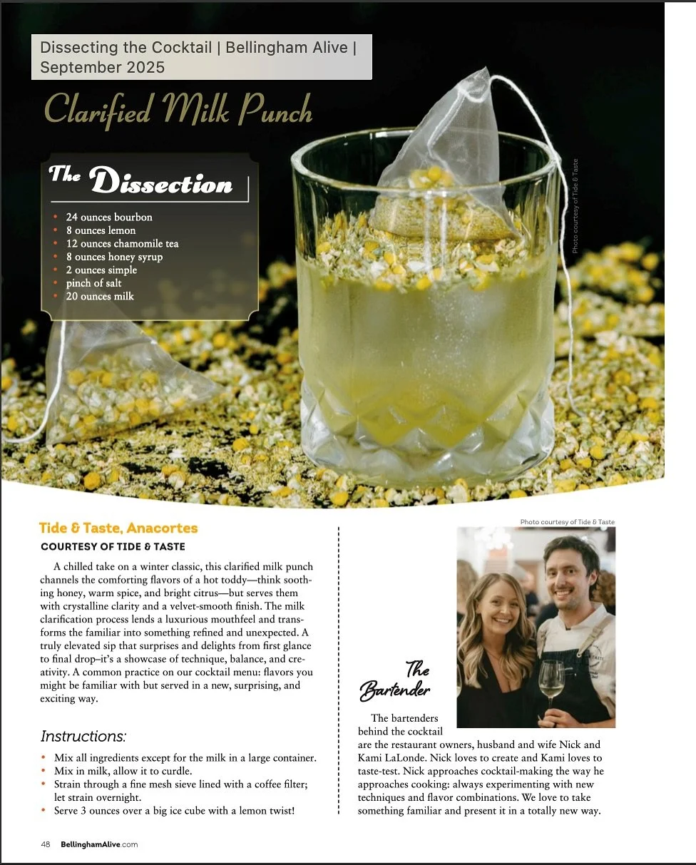 Did you see us featured in @bellinghamalive ?! We were honored to be featured alongside so many legends in their September Cocktail Series 🥲🥂

#anacortes #skagitvalley #cocktail #cocktailbar #oysterbar #oysters #pnwfood #seattlefood