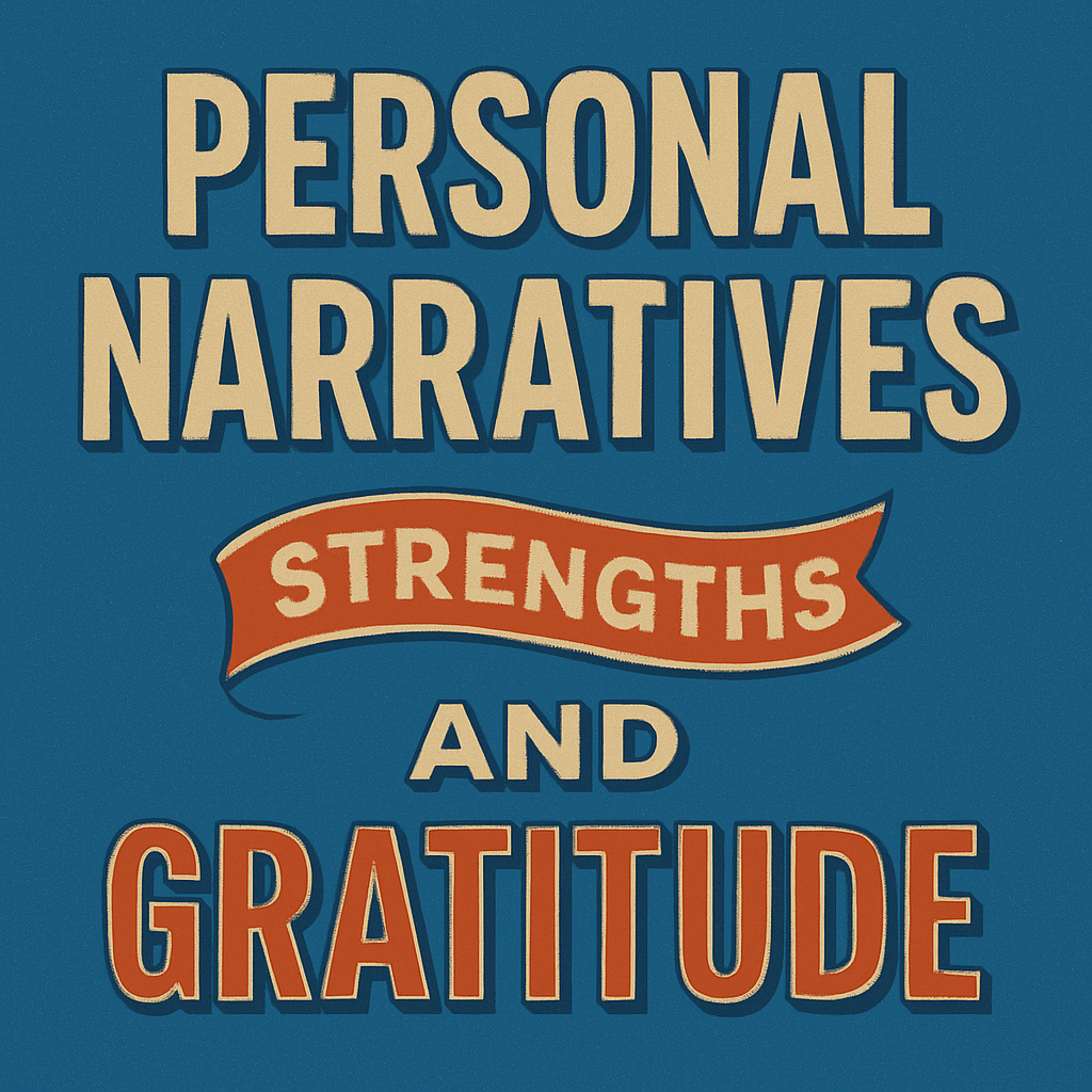 Personal Narratives, Strengths and Gratitude