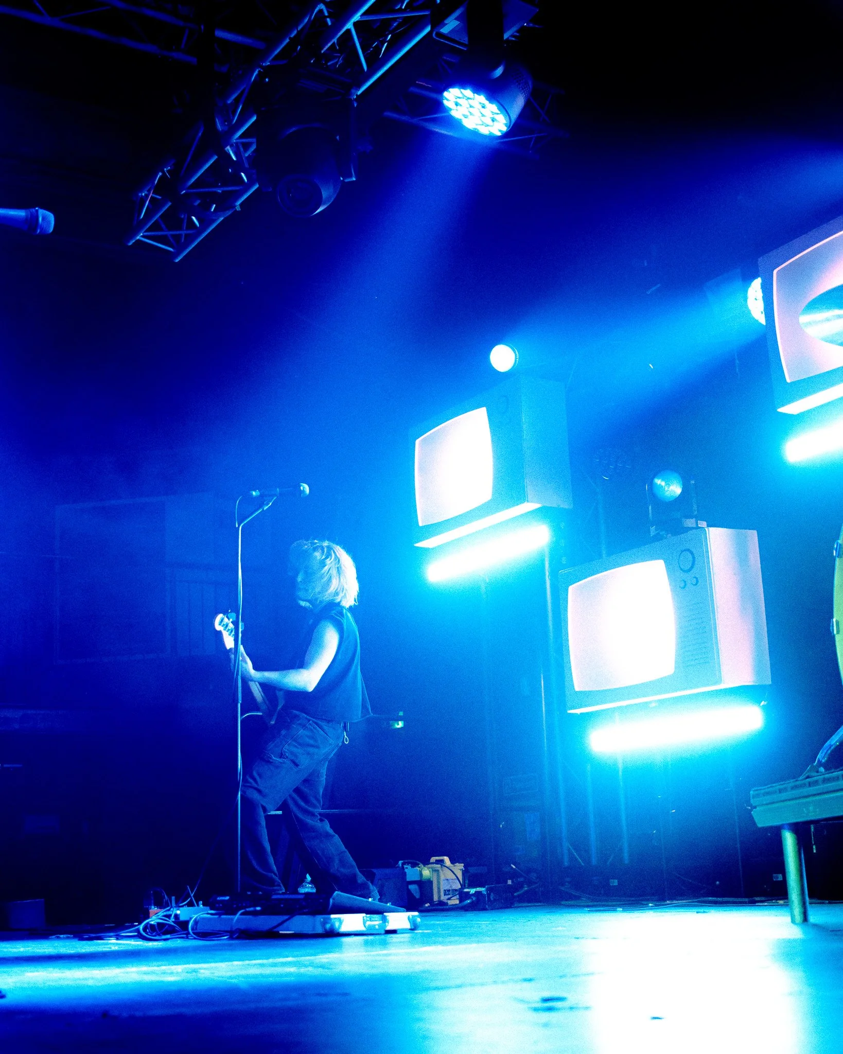 NOAHFINNCE's bassist performing at XOYO Birmingham