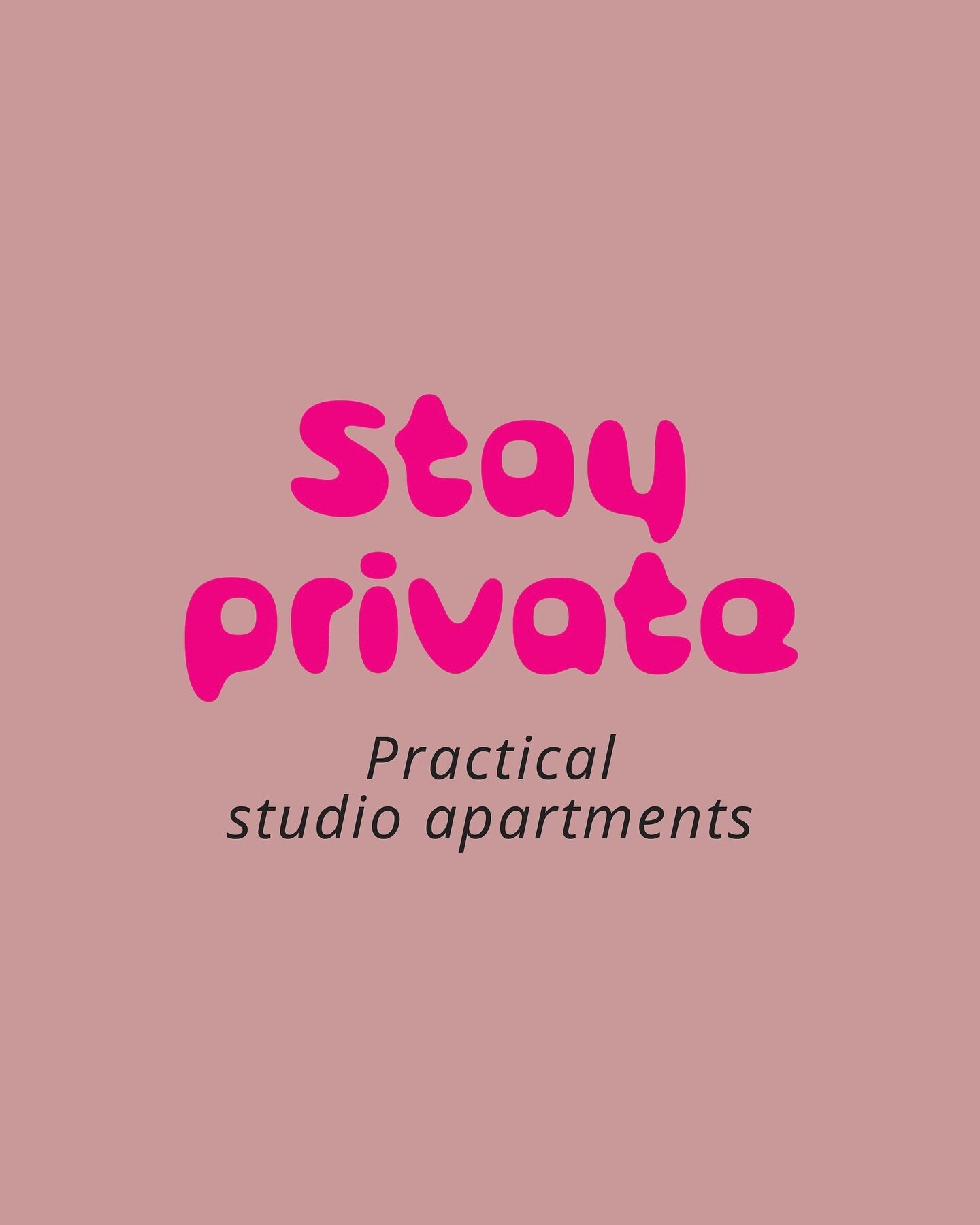 Stay private in our practical studio apartments #bunksatrode