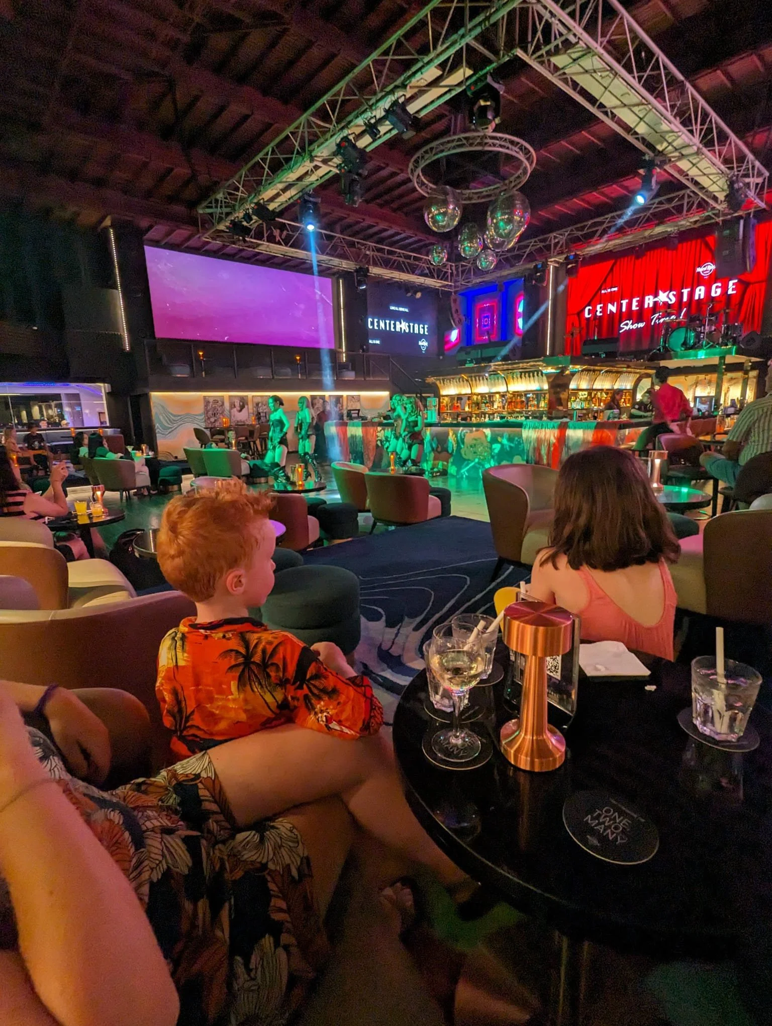 Bar and entertainment at Hard Rock Hotel, Bali