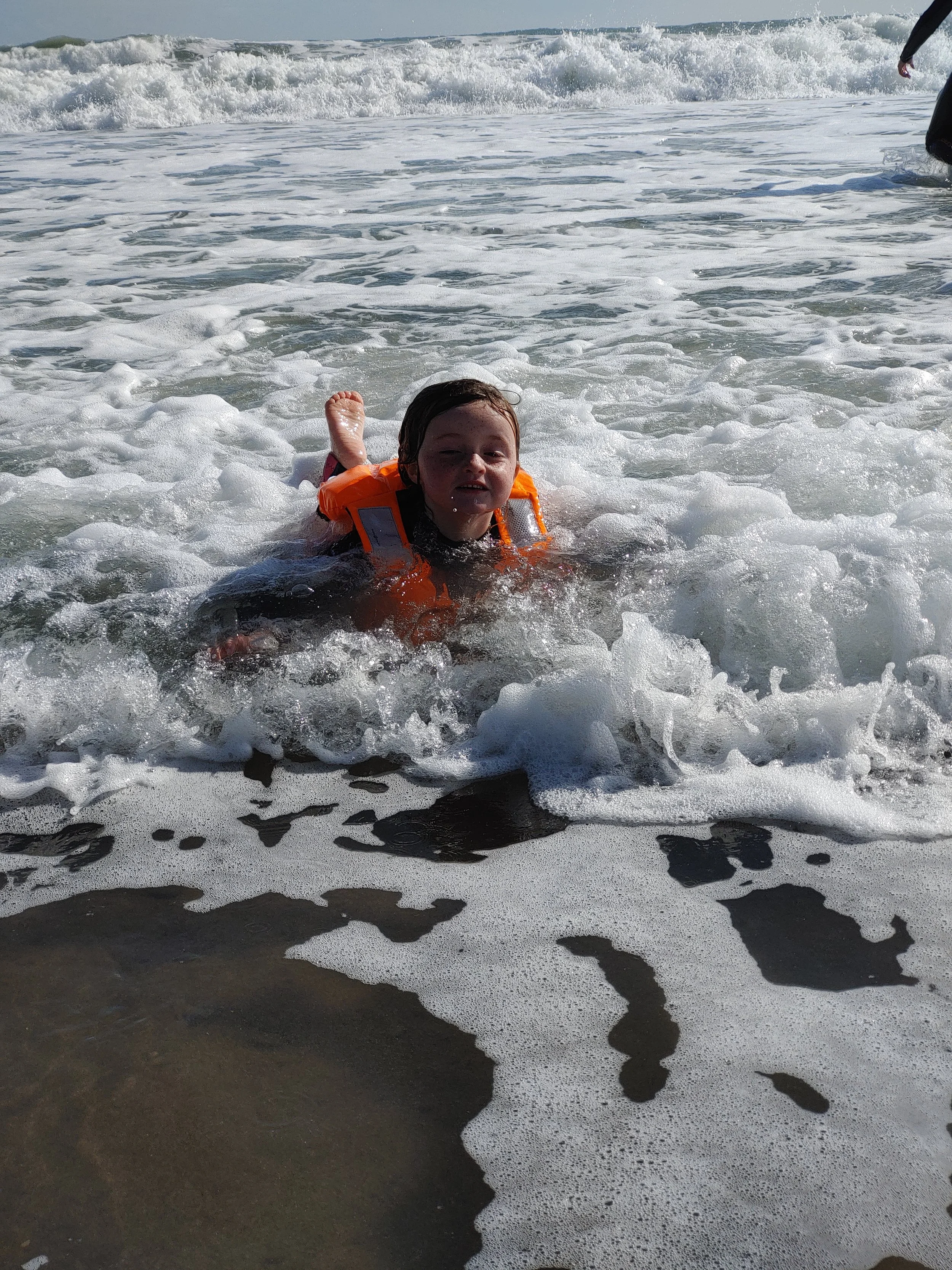 Surfing beach in Wales