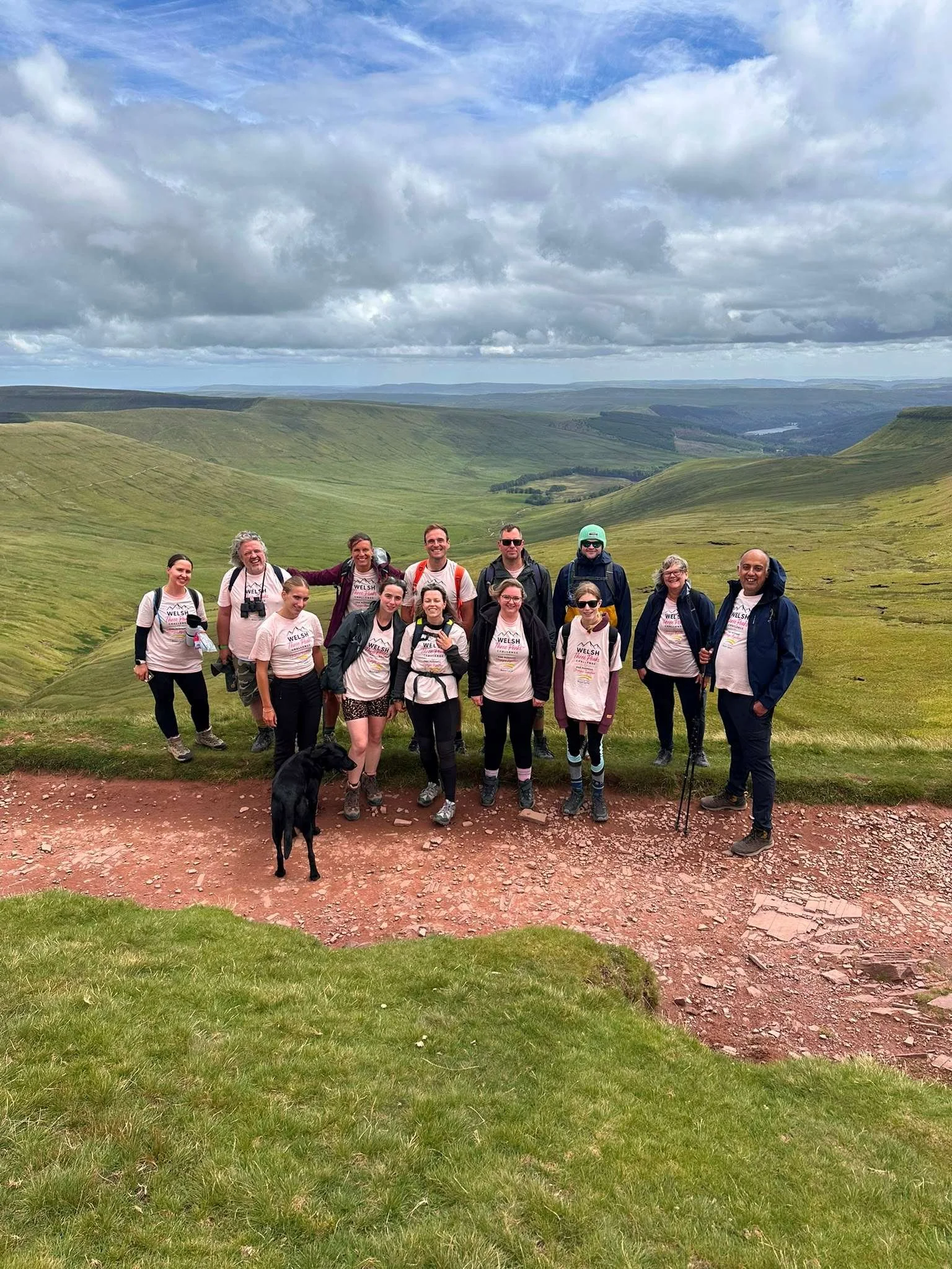 Olga &amp; colleagues take on the Welsh Three Peaks Challenge for TNBC