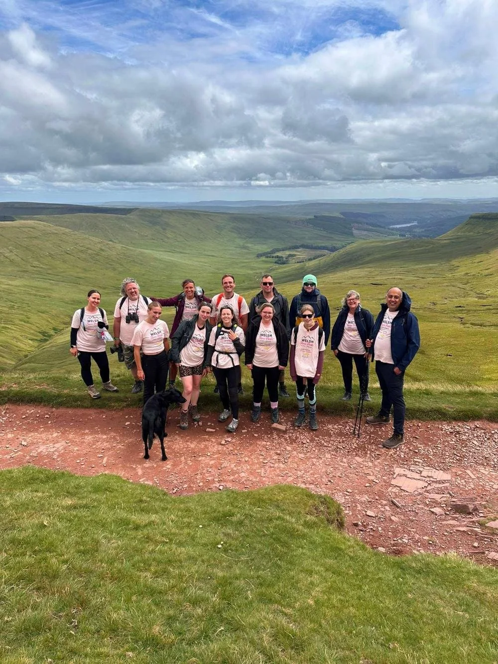 Olga &amp; colleagues take on the Welsh Three Peaks Challenge for TNBC
