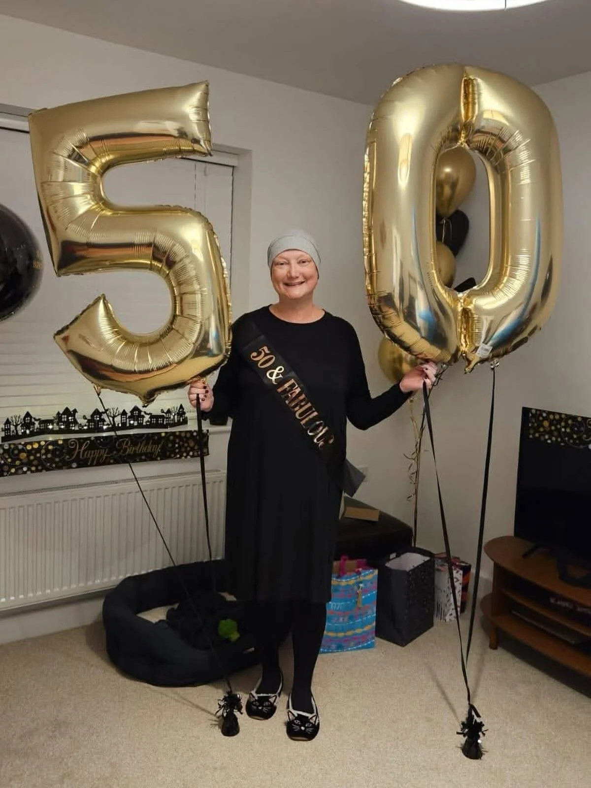 Woman with TNBC celebrates 50th birthday