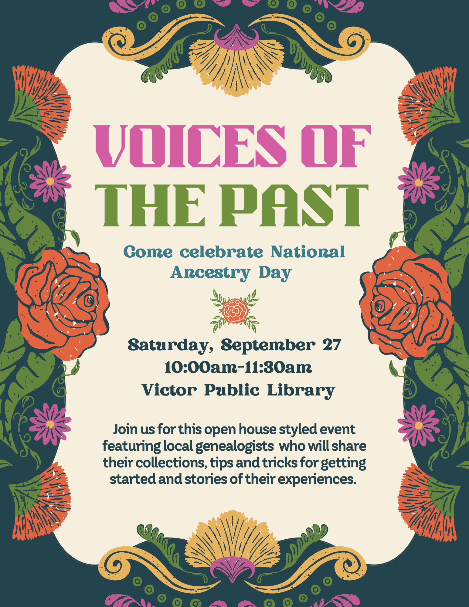 Voices of the Past: National Ancestry Day