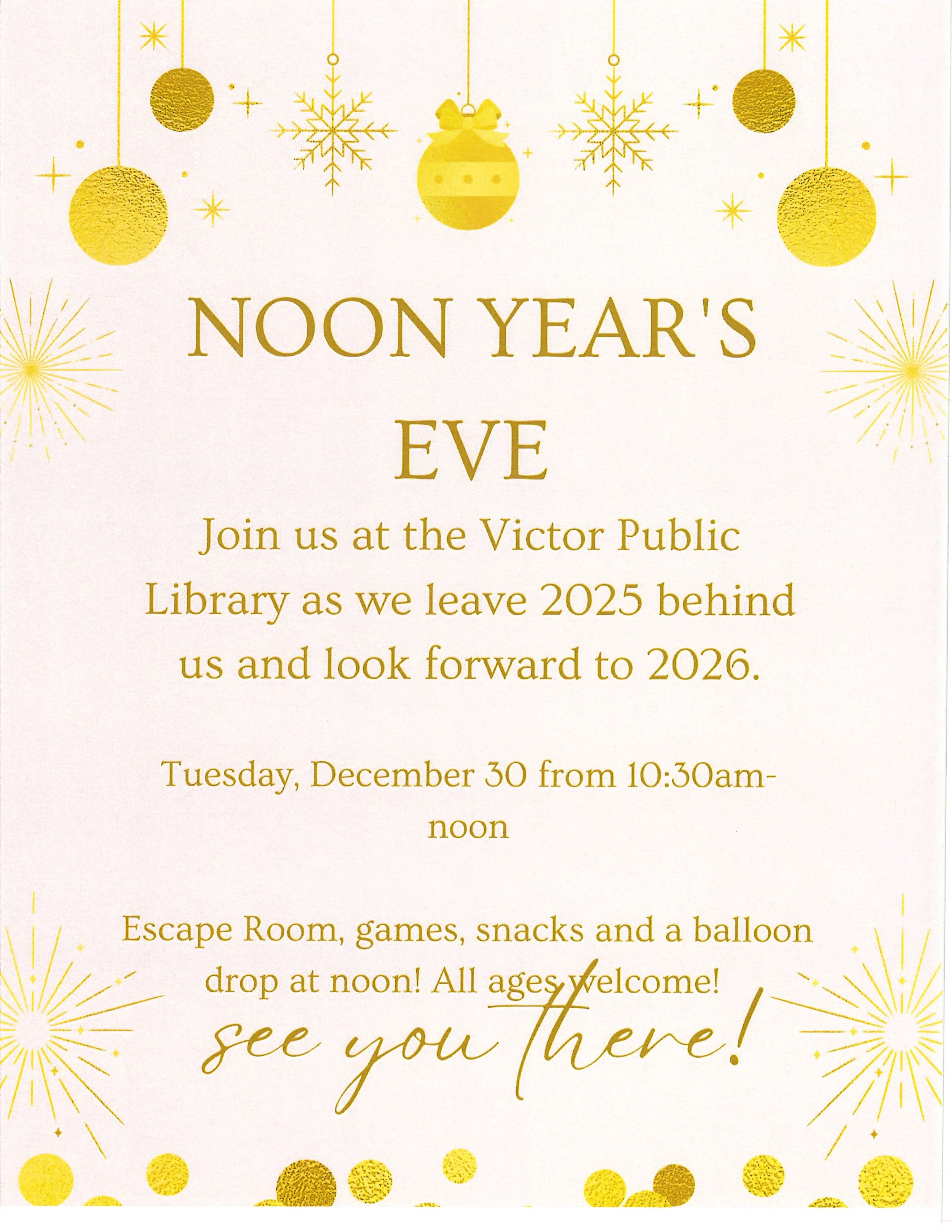 Noon Year's Eve