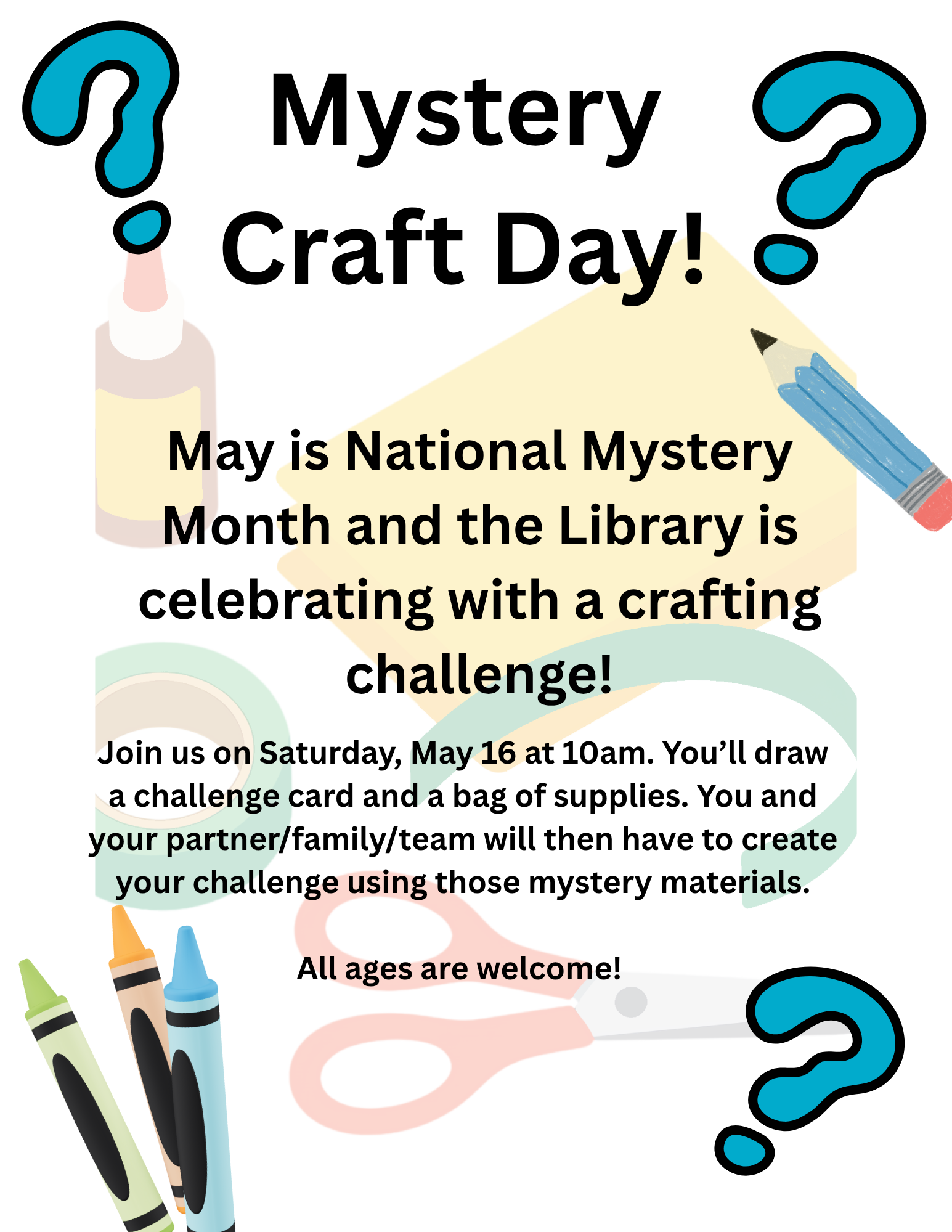 Mystery Craft Day Challenge