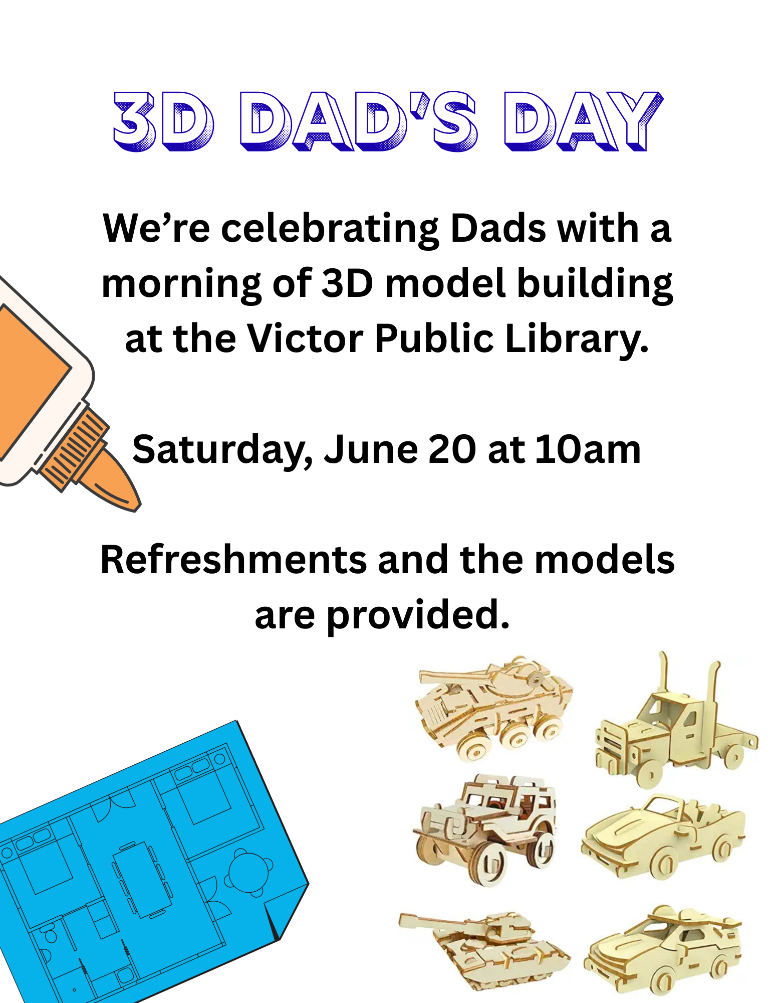3D Dad's Day