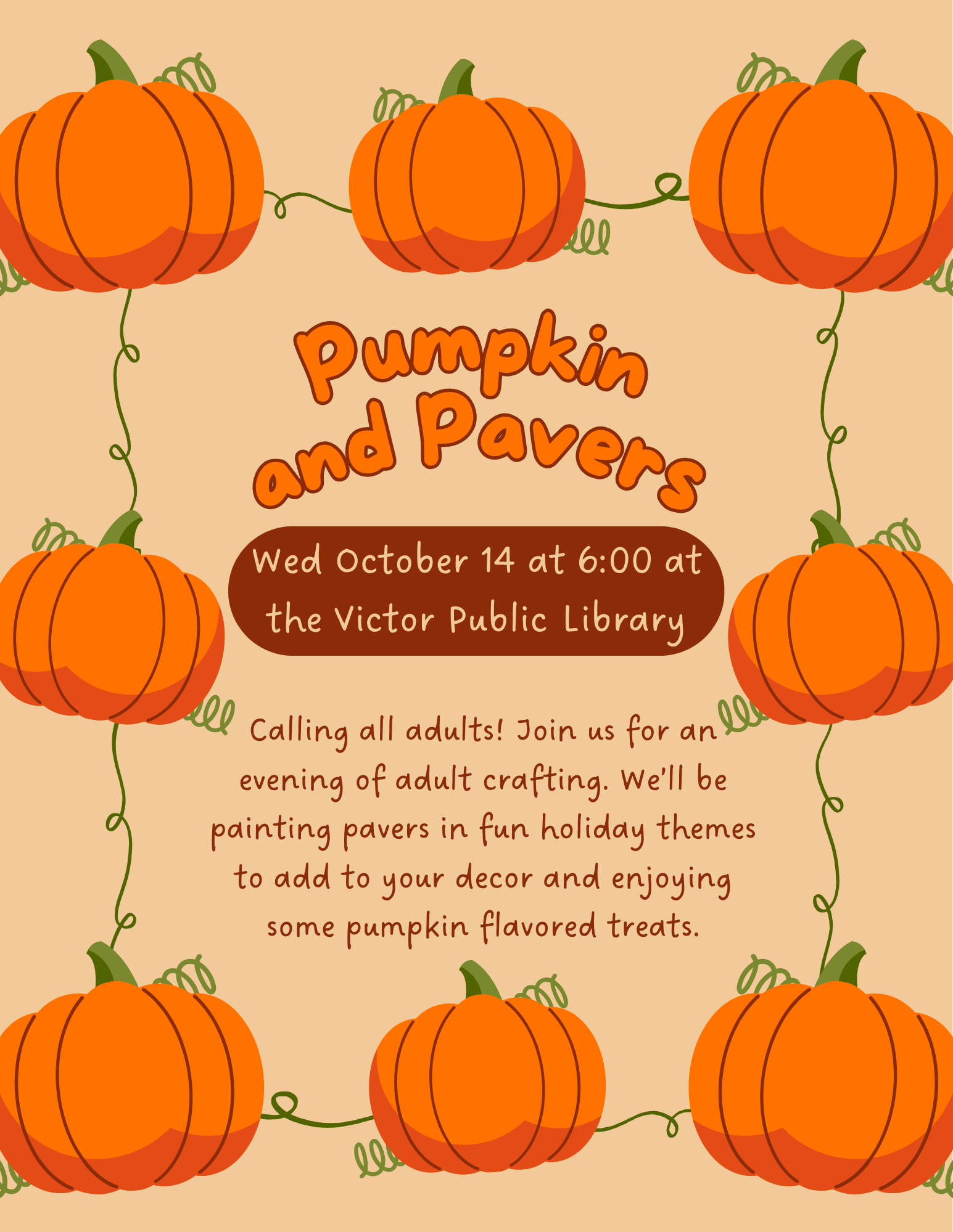 Pumpkin and Pavers