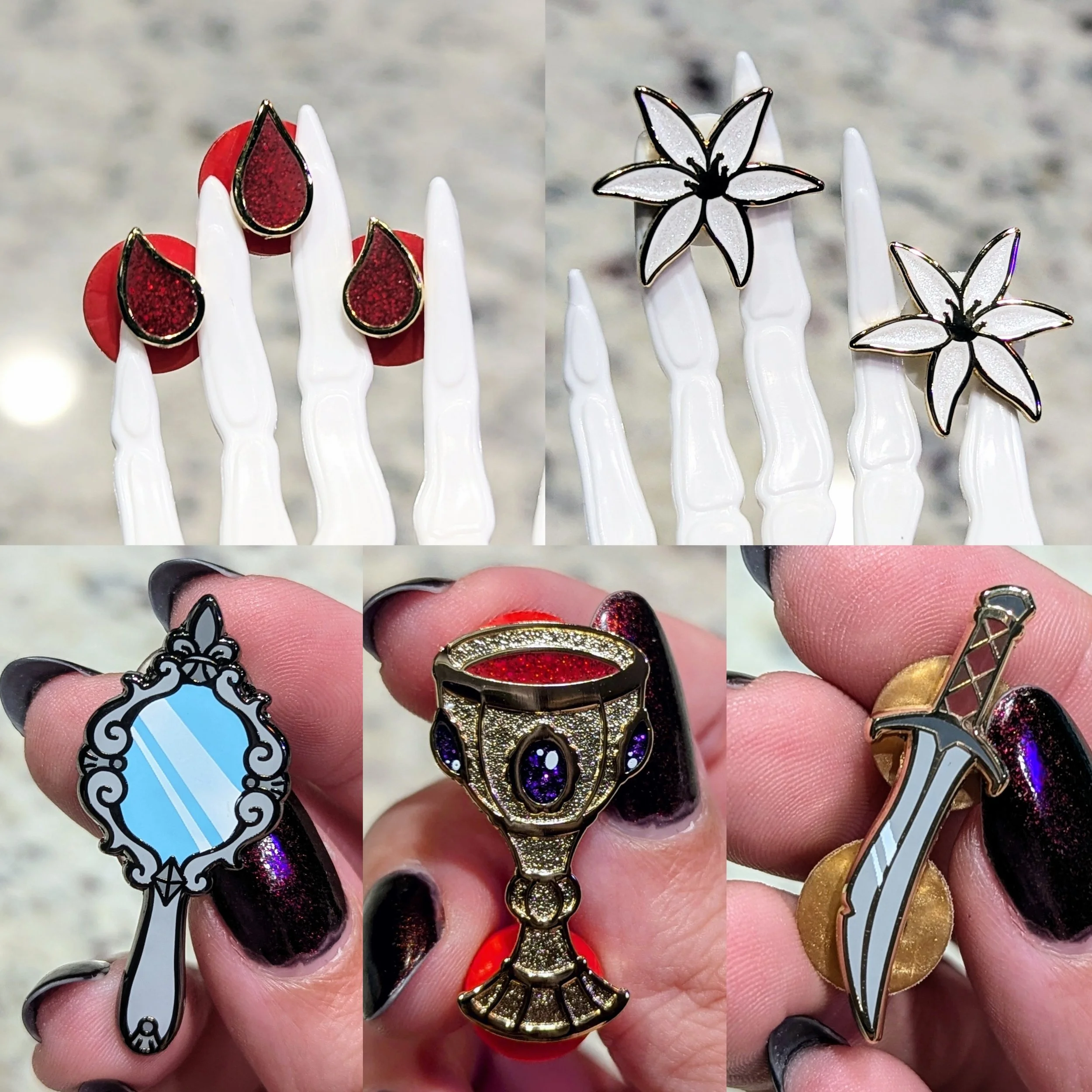 Fandom Fillers: Pale Elf Vampire Filler Pins