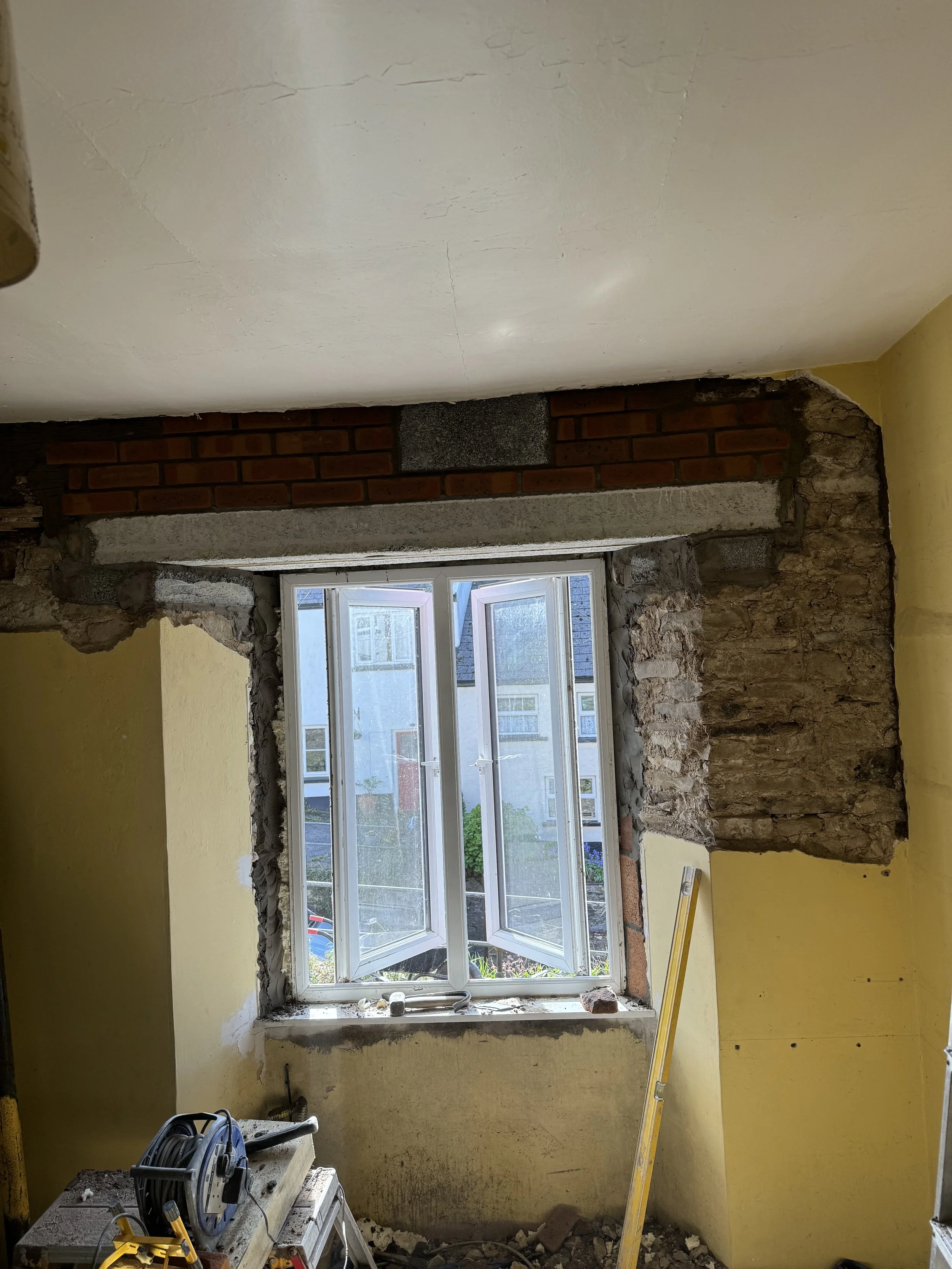Wood lintel replacement Great Torrington