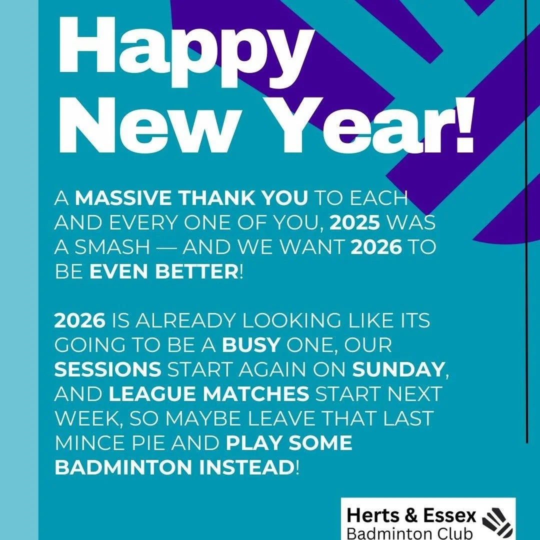 A MASSIVE THANK YOU to each and every one of you for being part of our incredible community, 2025 was a SMASH &mdash; and we want 2026 to be even better!

2026 is already looking like it's going to be a busy one, Our sessions start again on Sunday, a