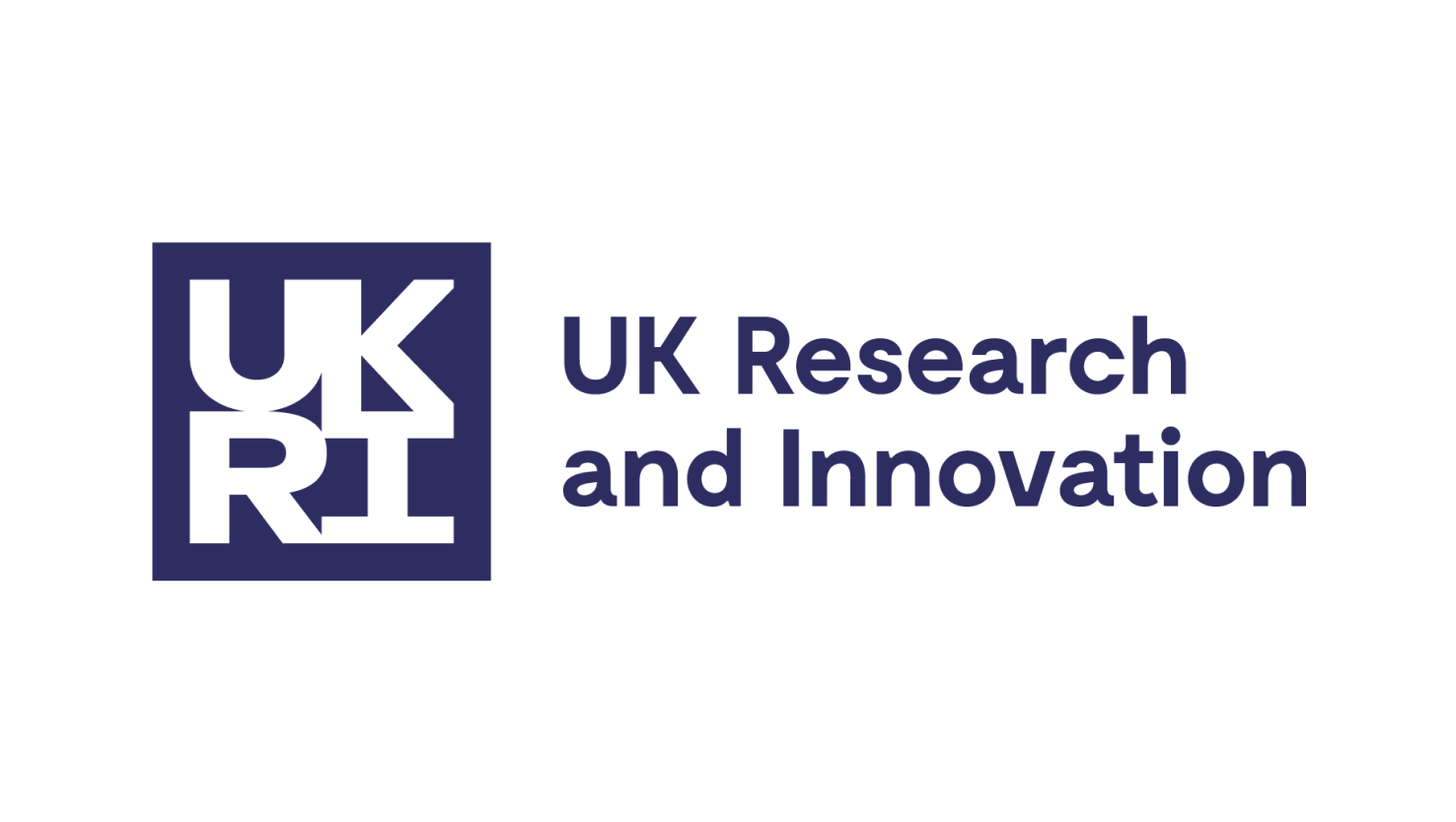 UK Research and Innovation logo with the text 'UK Research and Innovation' in purple.