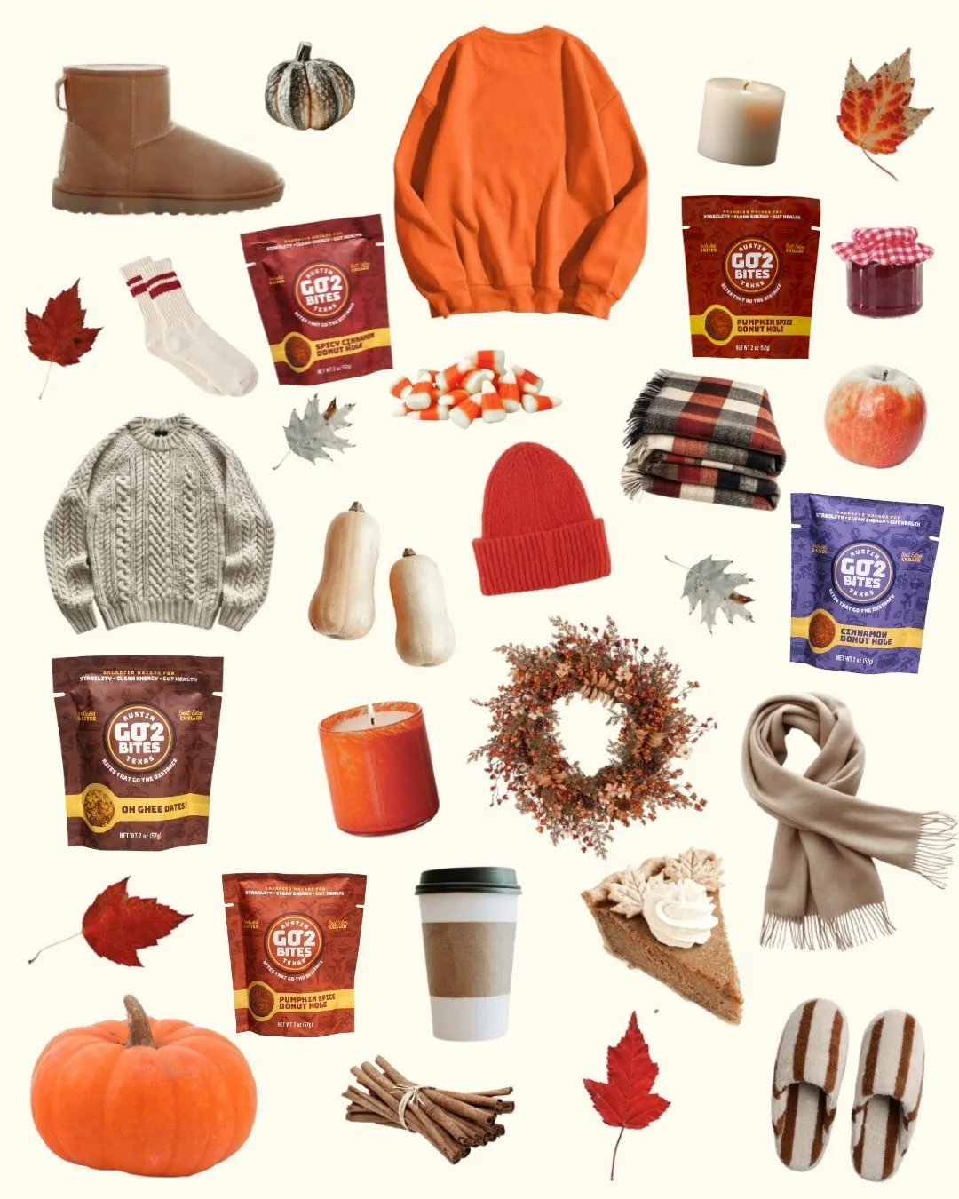 Autumn essentials: warm drinks, good company, and Go2Bites in your bag. 🍂

Because stable energy is the ultimate fall vibe, duh! 😋 

#healthysnacks #healthysnacksonthego #glutenfree #dairyfree #atx #austintx #halloween #fall #spookyseason