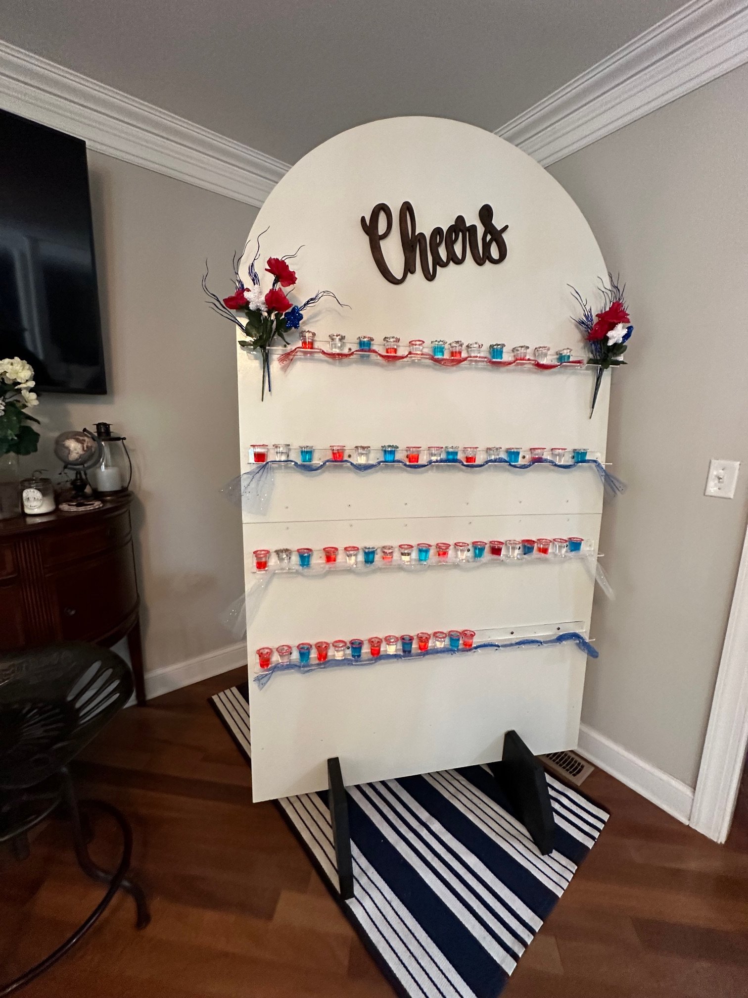 4th of July Shot Wall