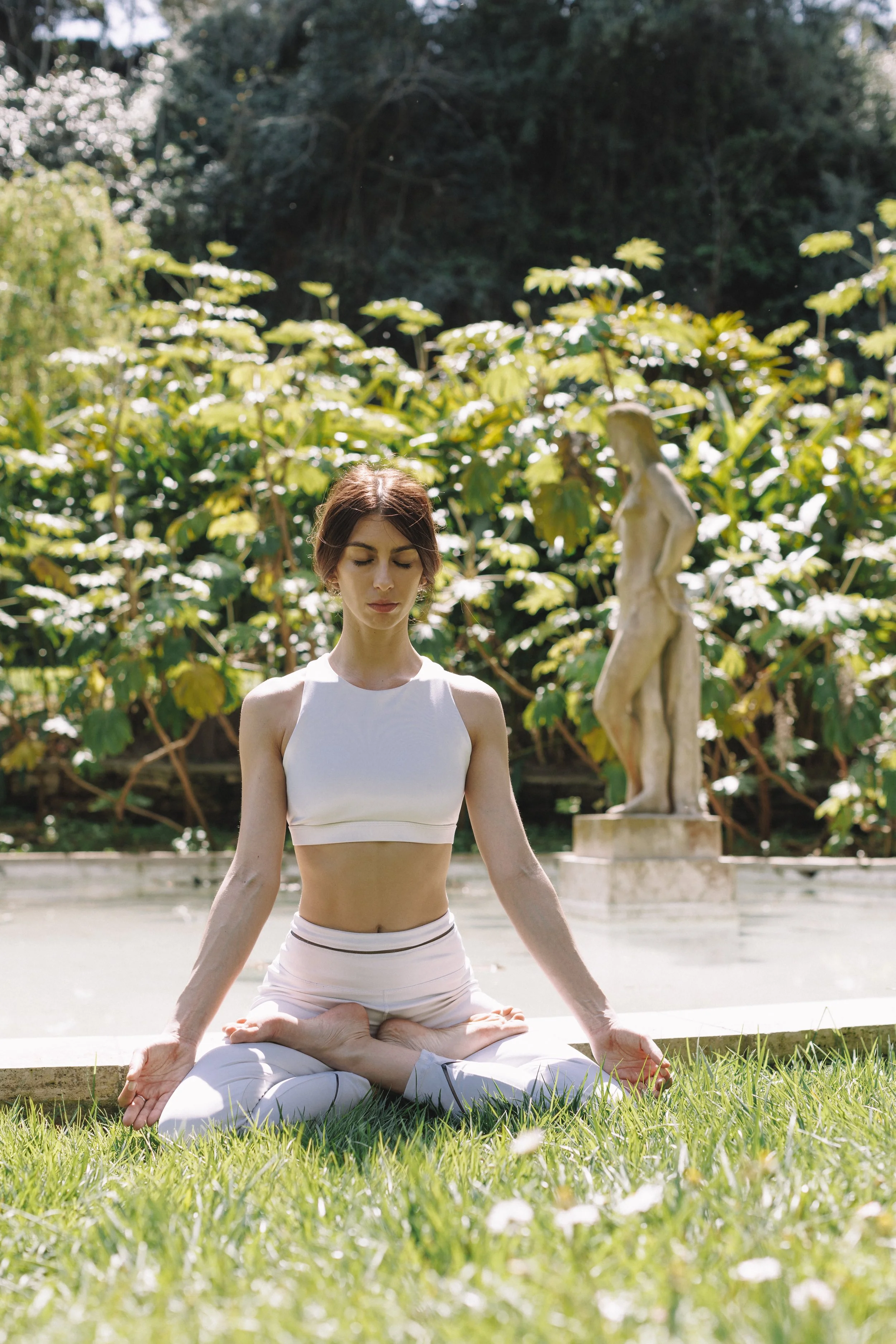 Jardins de Joan Maragall Barcelona Yoga Shooting Seeds by Alba